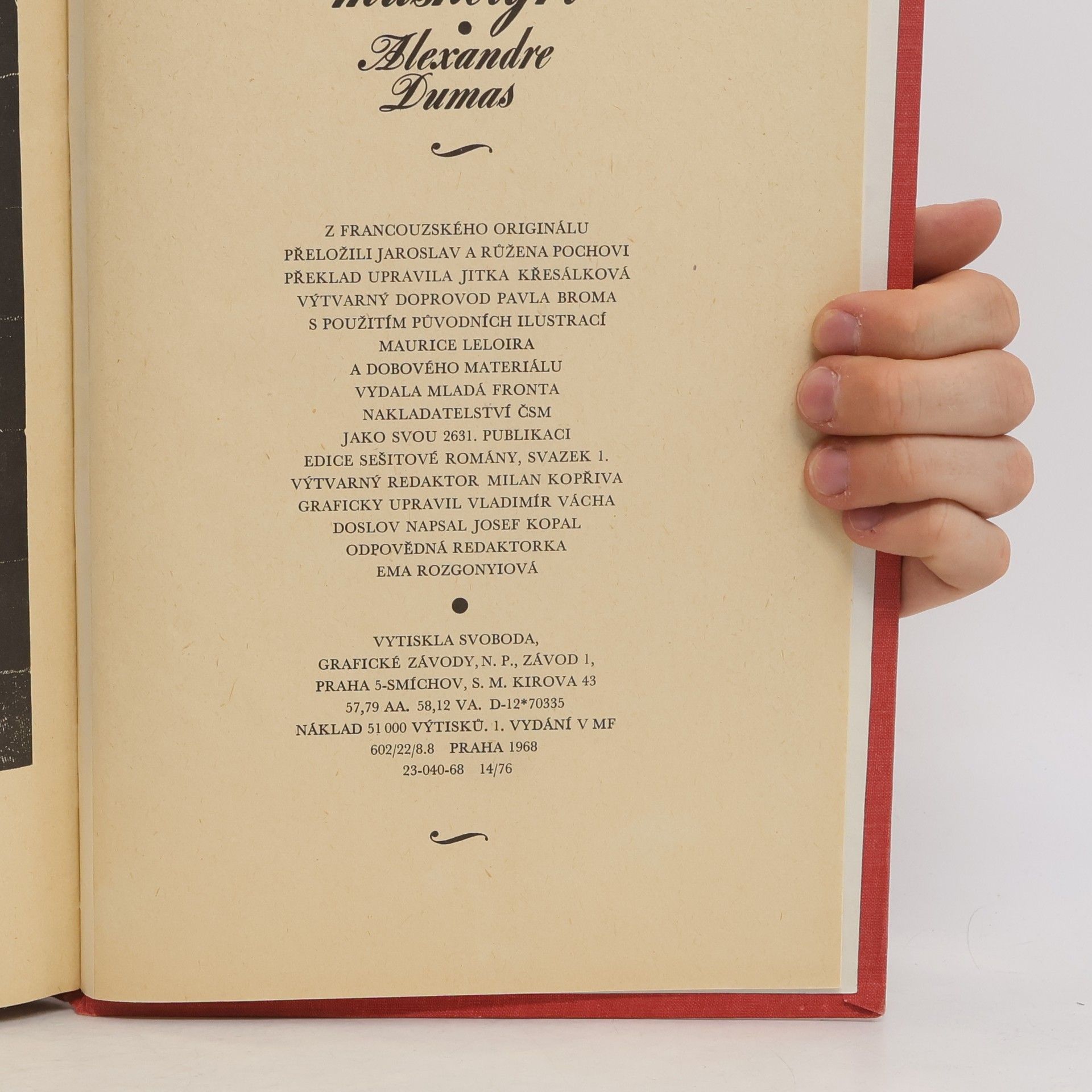 Alexandre Dumas starší Tři mušketýři