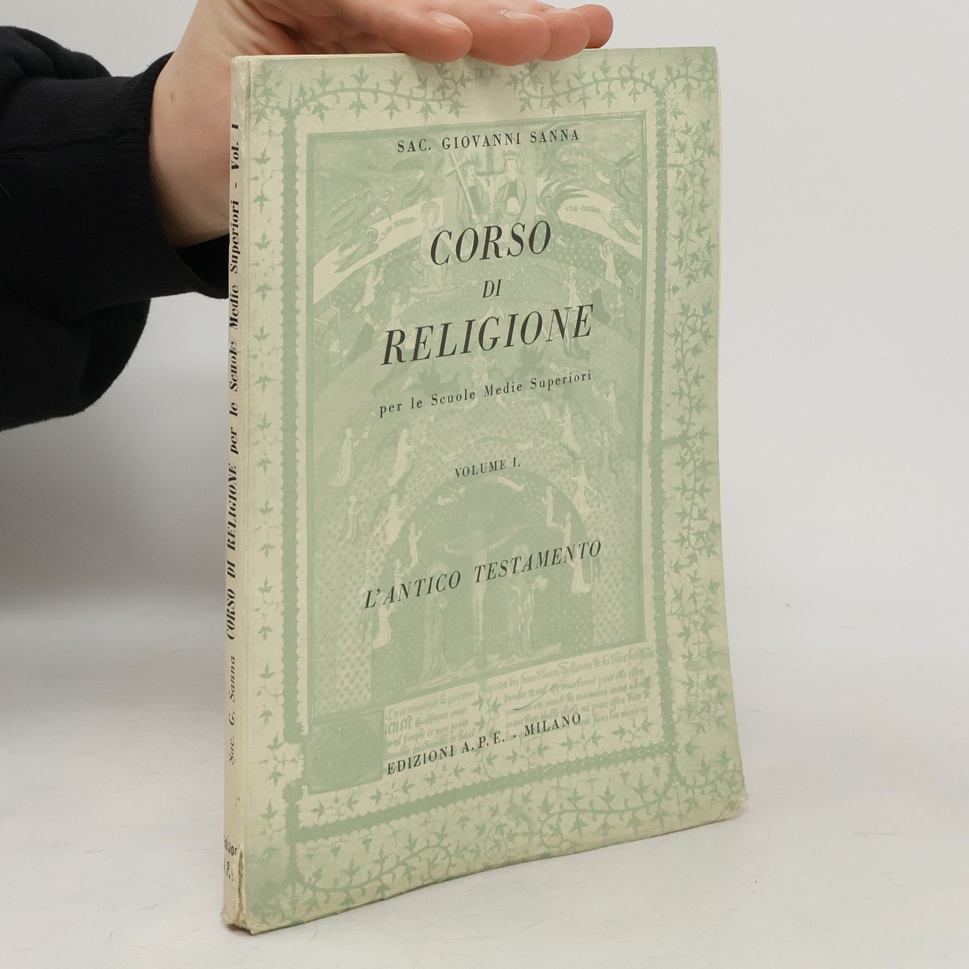 Sac. Giovanni Sanna Corso die Religione I.