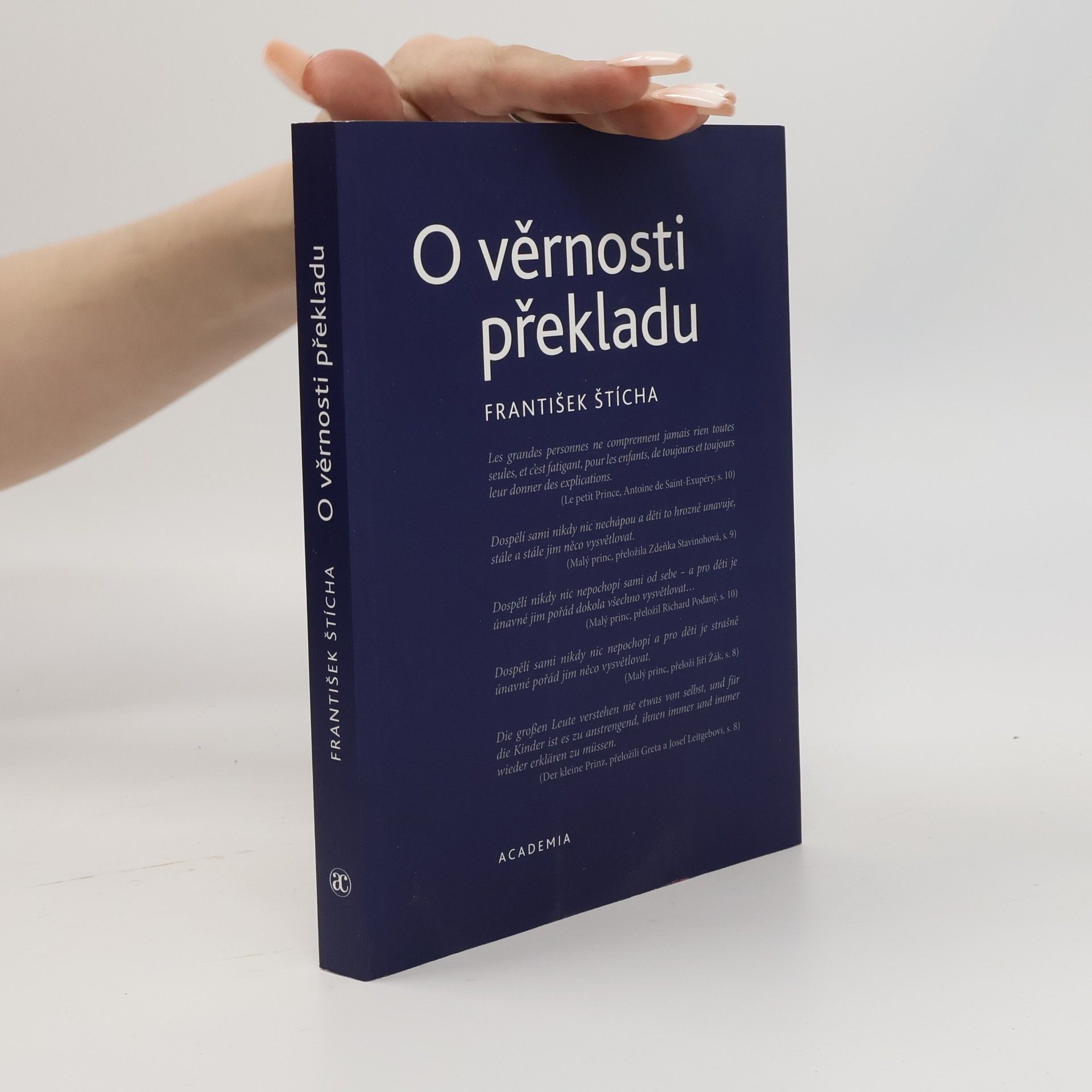 František Štícha O věrnosti překladu