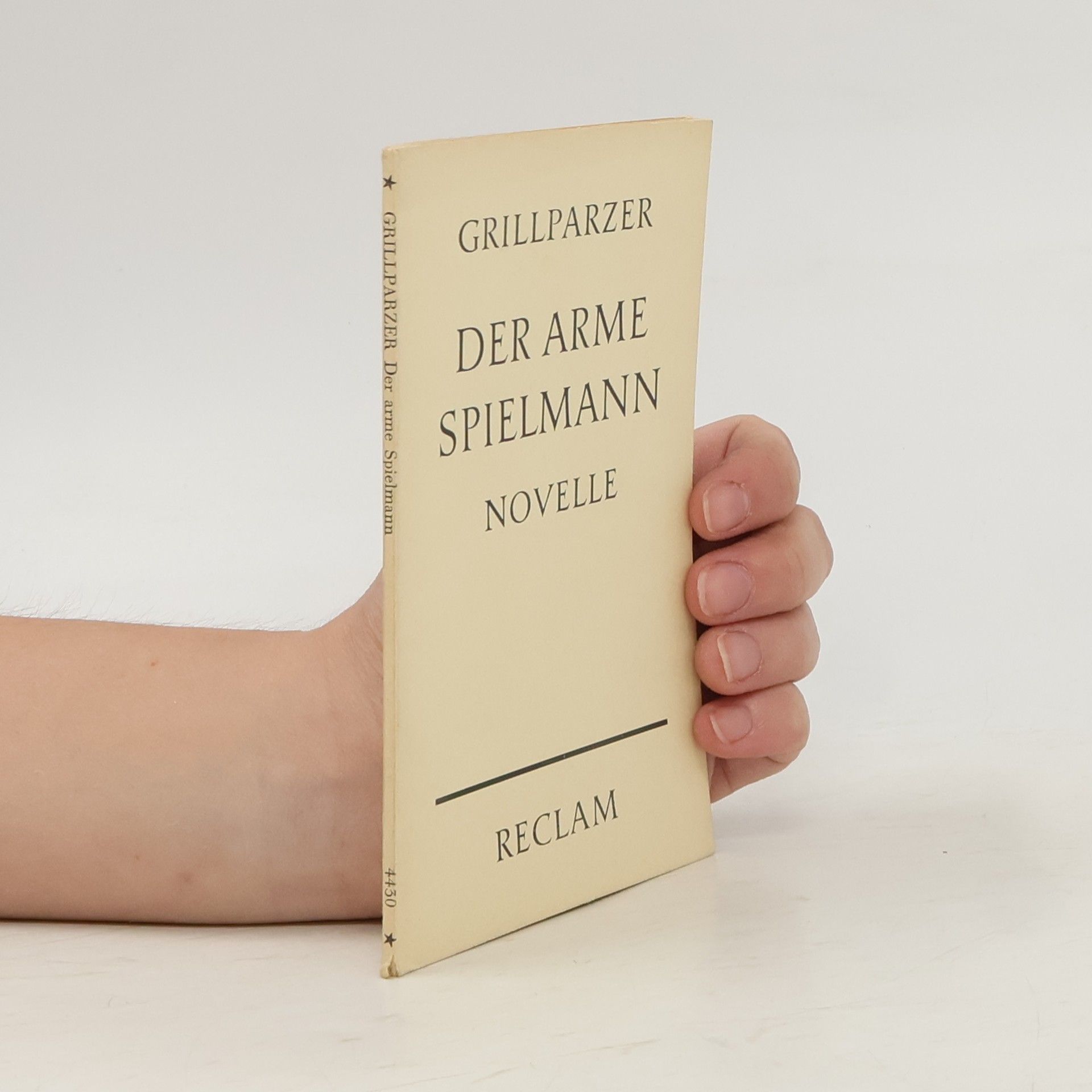 Franz Grillparzer Der Arme Spielmann