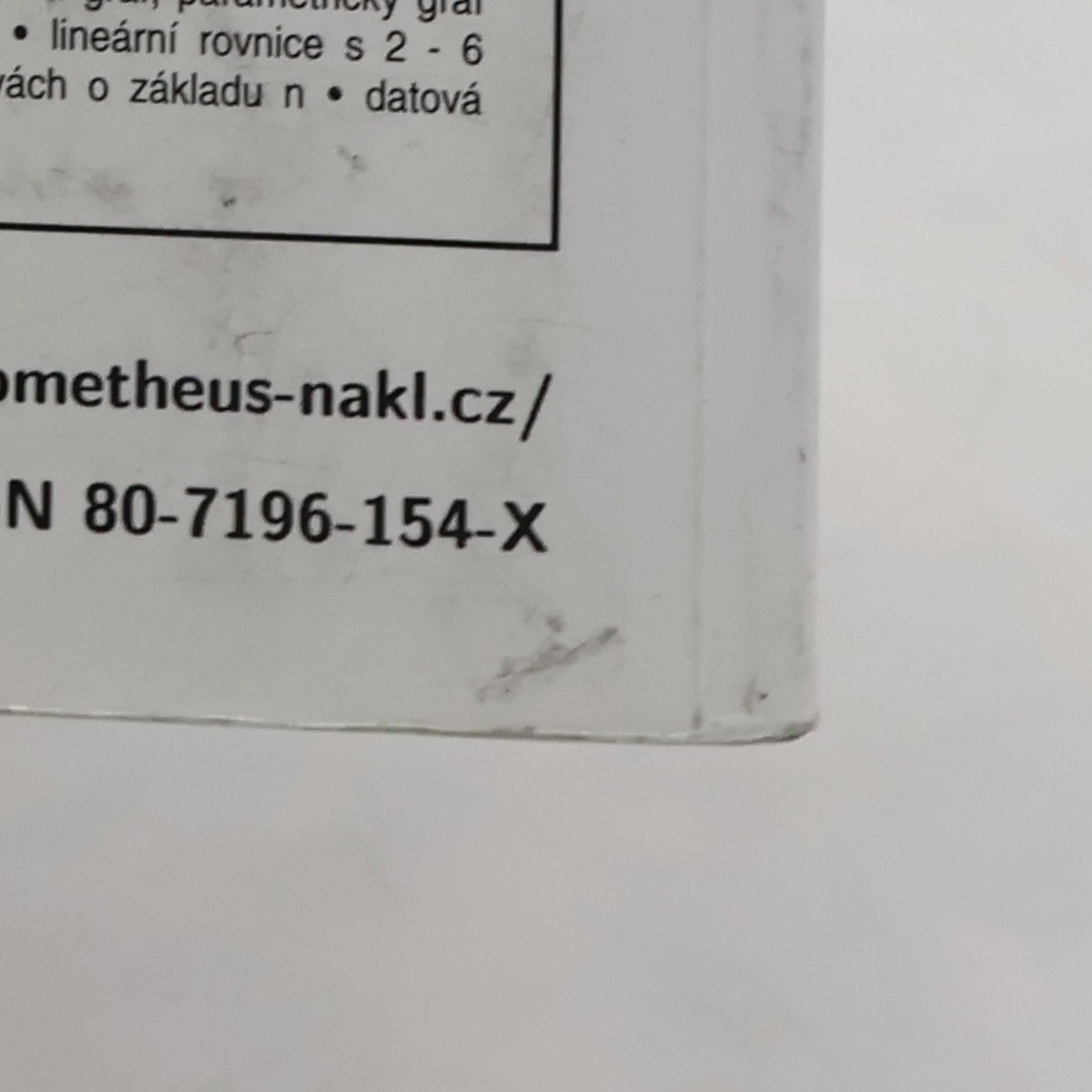 Jura Charvát Matematika pro gymnázia. Rovnice a nerovnice