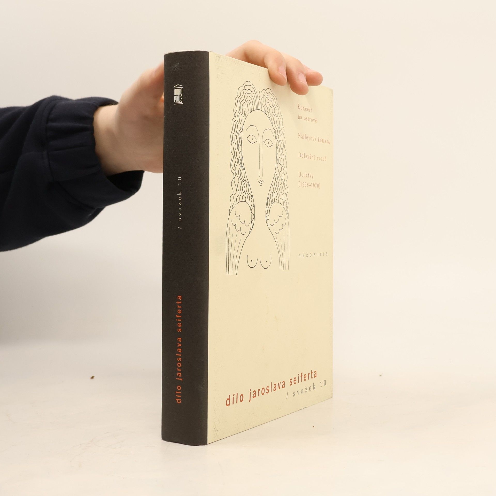 Jaroslav Seifert Dílo, svazek 10. Koncert na ostrově – Halleyova kometa – Odlévání zvonů – Dodatky (1966–1970)