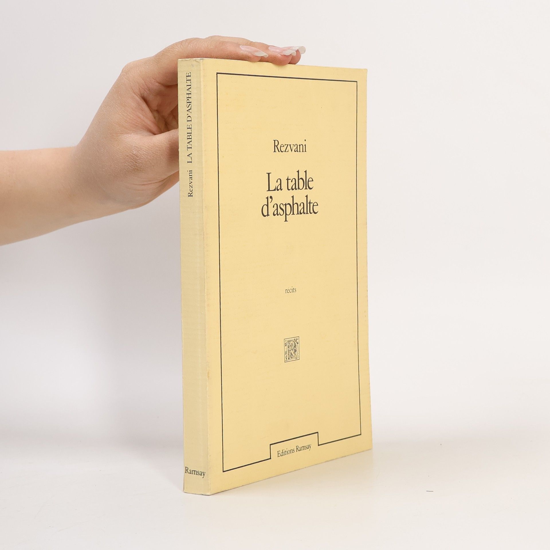 Serge Rezvani La table d'asphalte