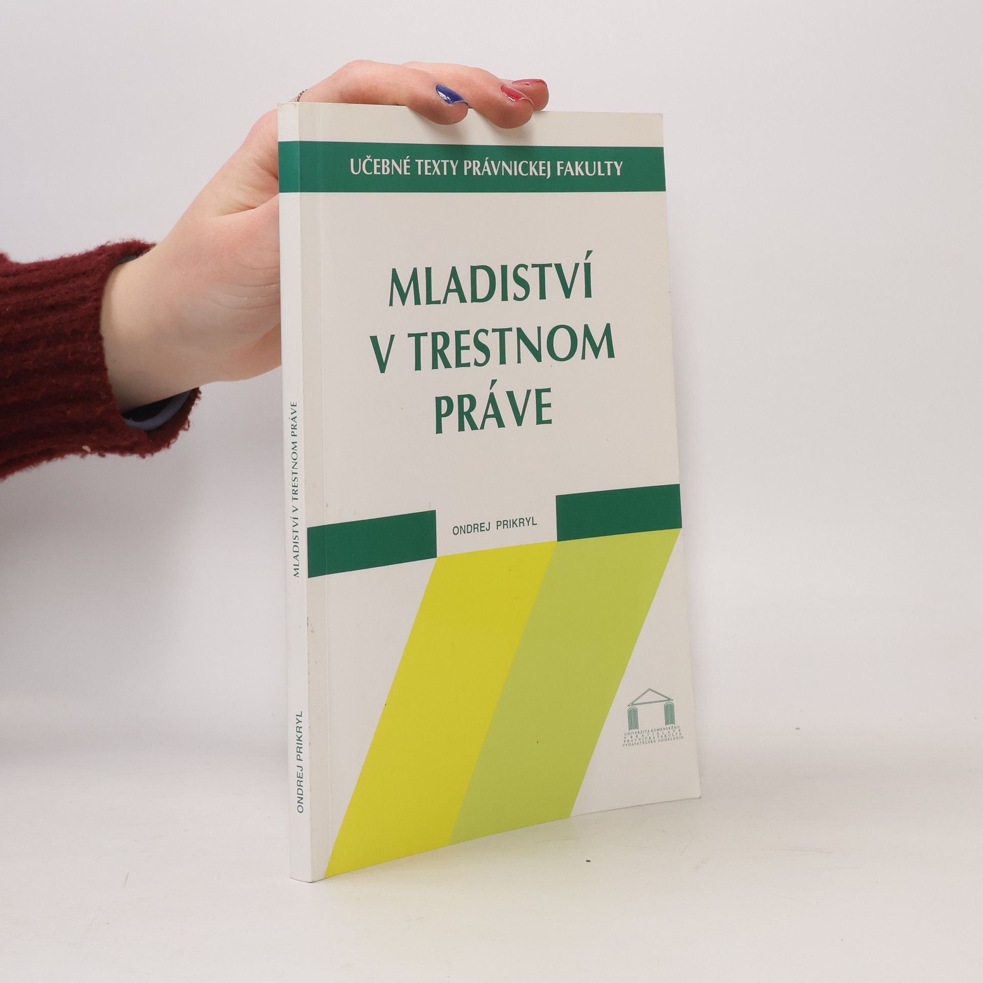 Ondřej Přikryl Mladiství v trestnom práve