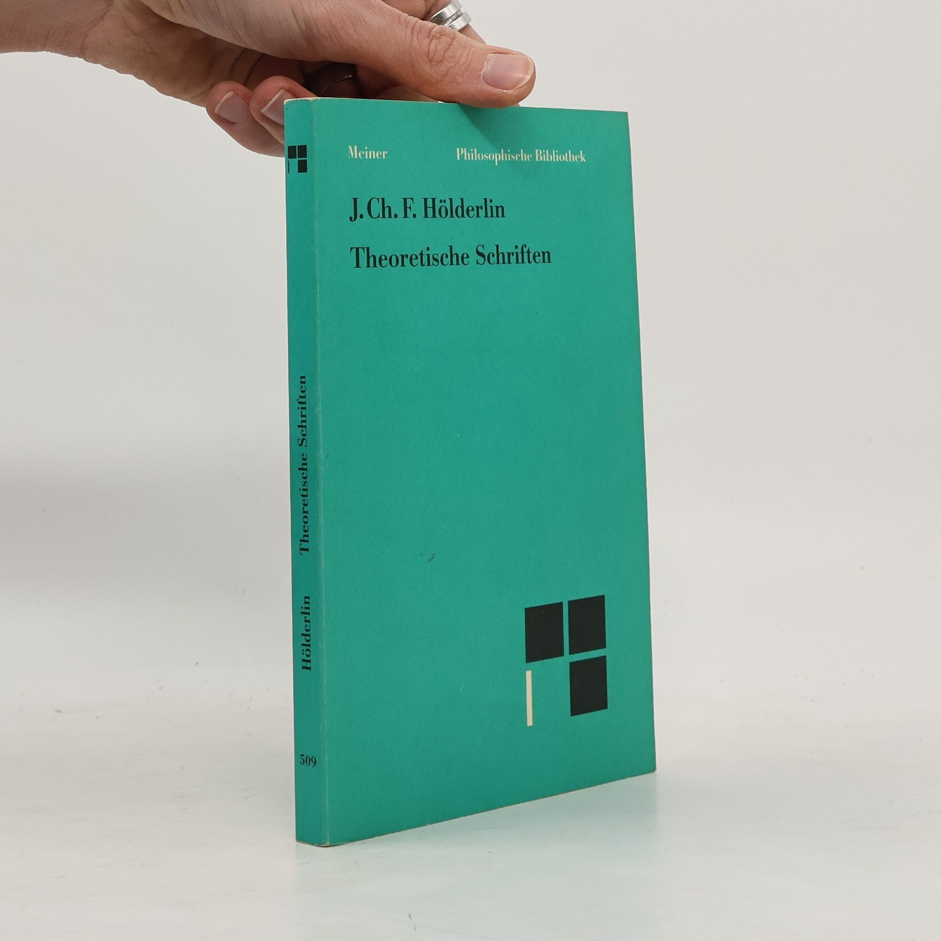 Johann Kreuzer Philosophische Bibliothek - 509: Theoretische Schriften