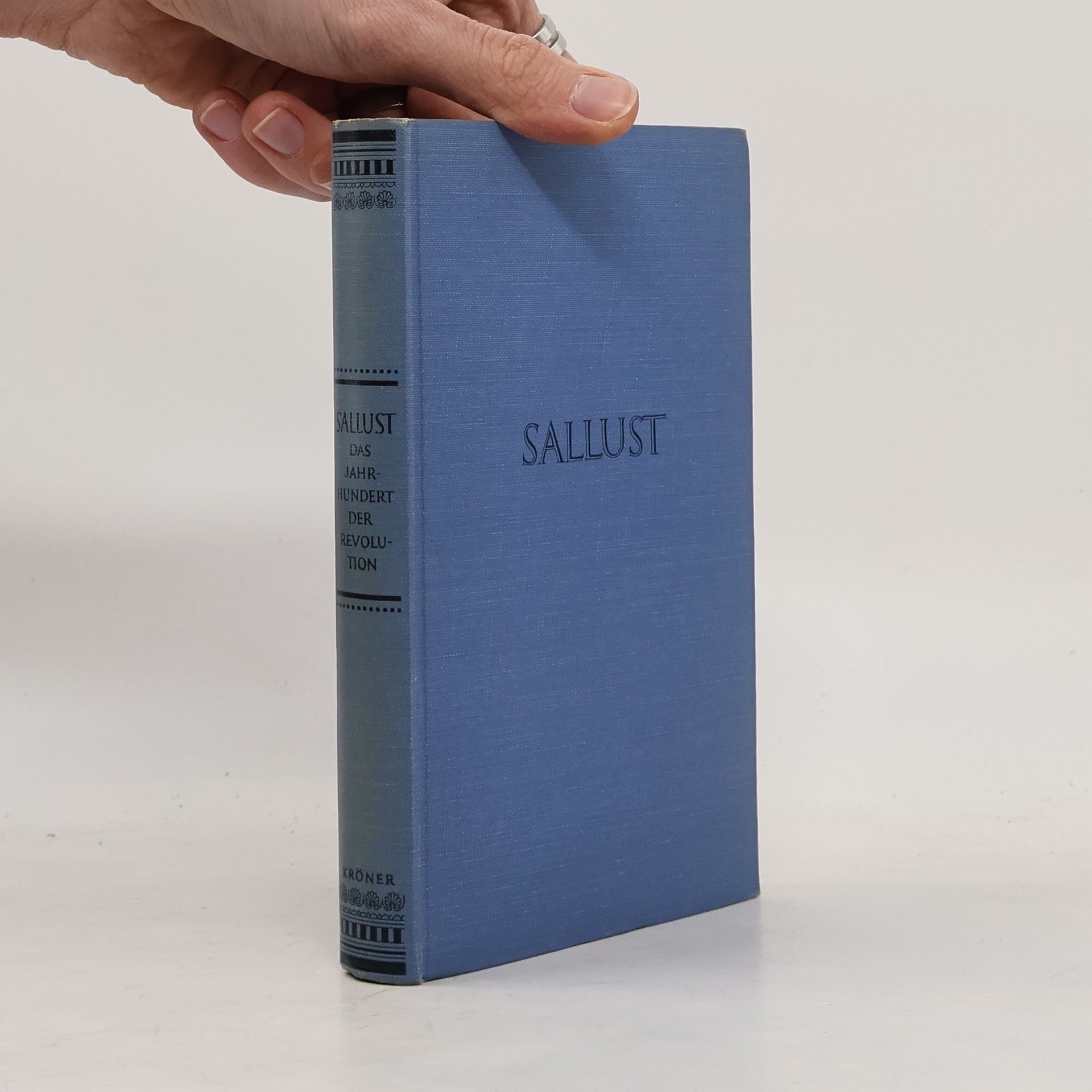 Heinrich Weinstock Sallust. Das Jahrhundert der Revolution. Uebersetzt und eingeleitet