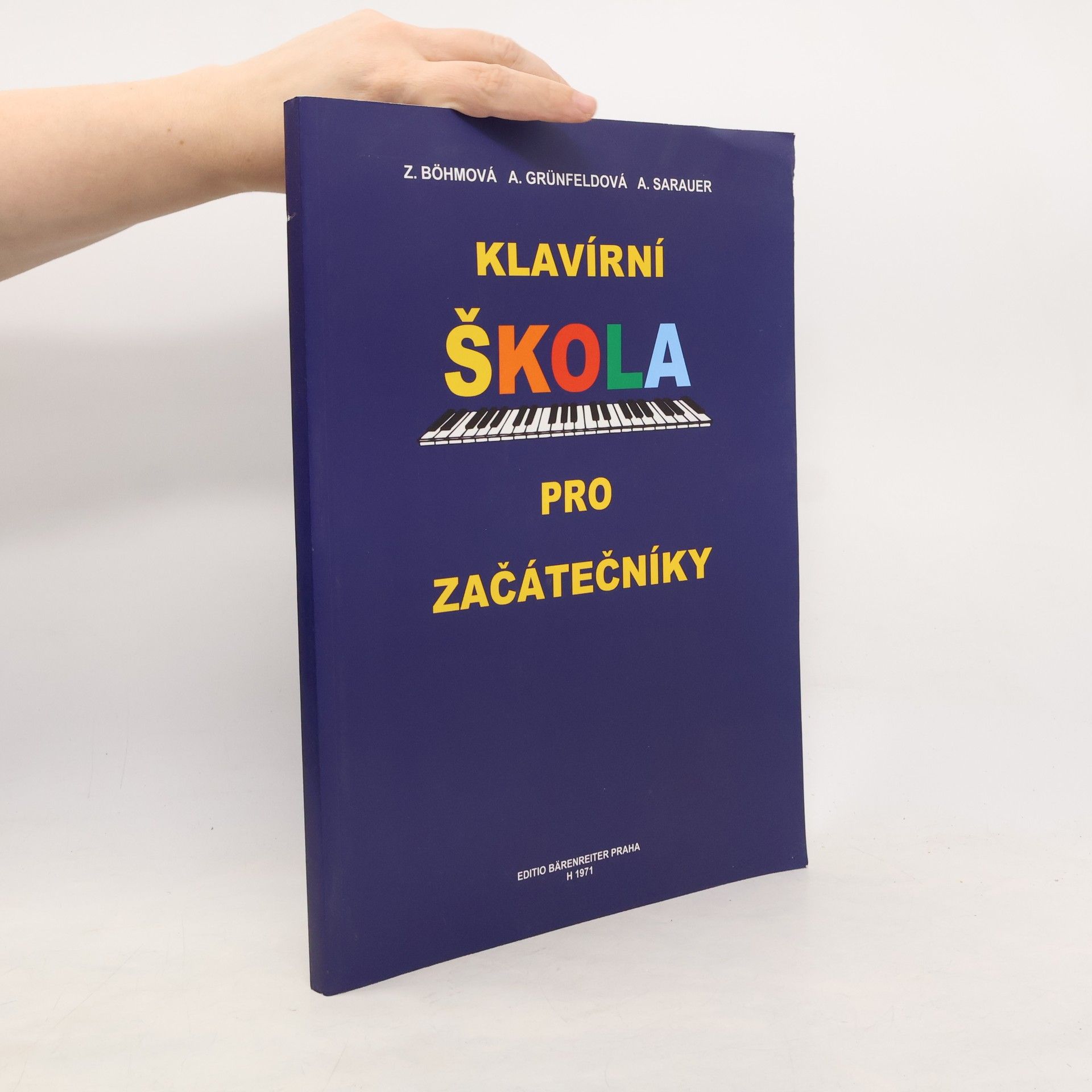 Alois Sarauer Klavírní škola pro začátečníky