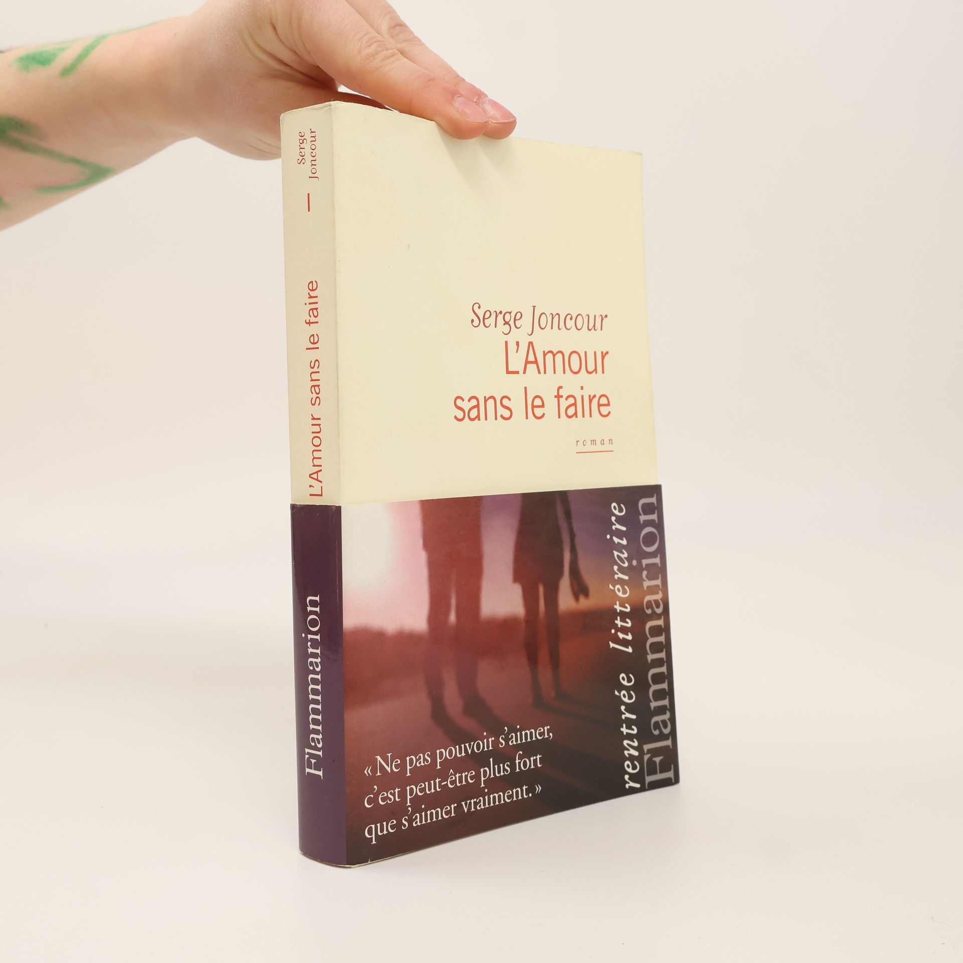 Serge Joncour L'Amour sans le faire