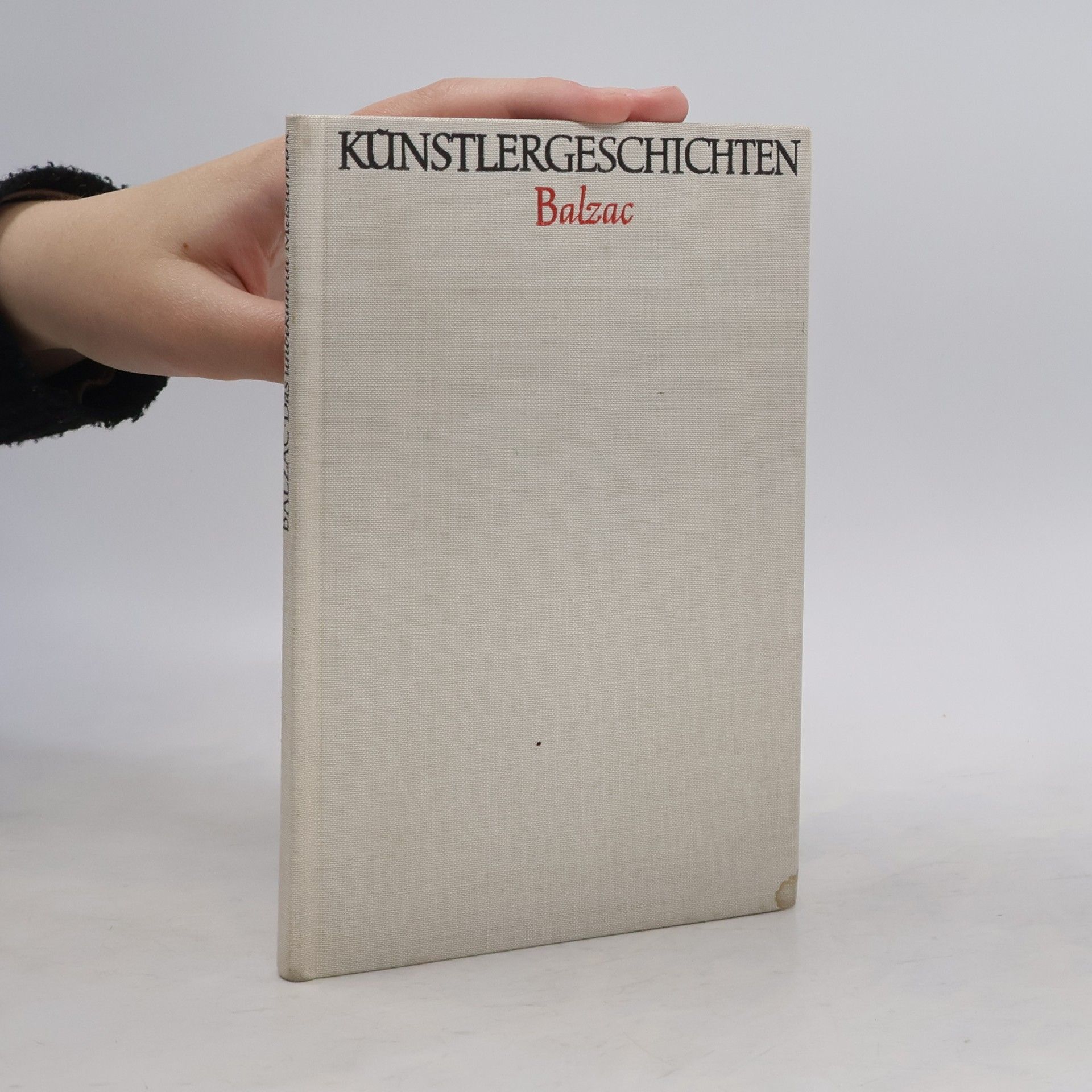 Honoré de Balzac Künstlergeschichten