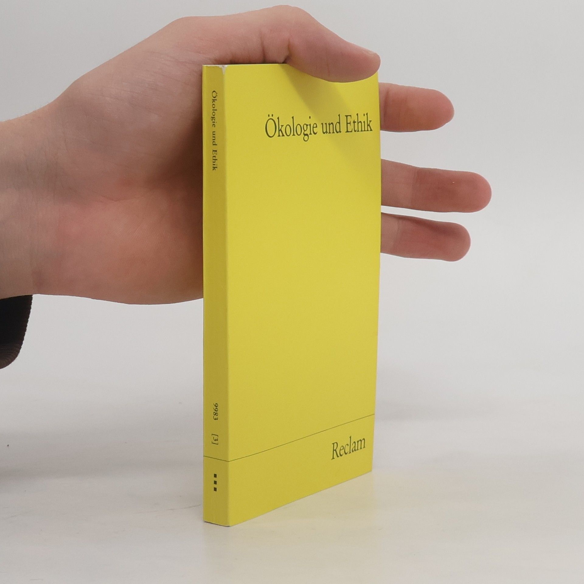 Dieter Birnbacher Ökologie und Ethik