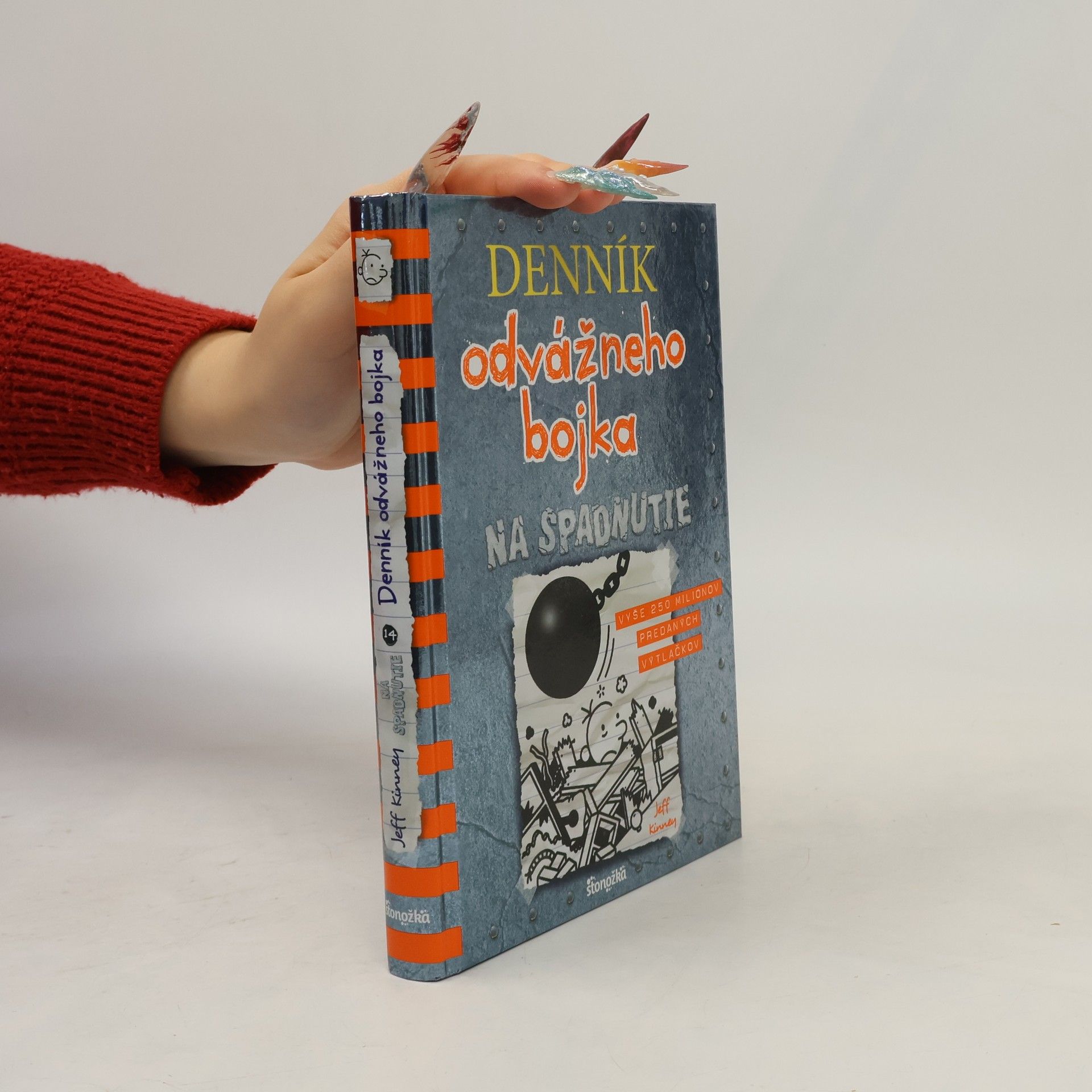 Jeff Kinney Denník odvážneho bojka 14. Na spadnutie