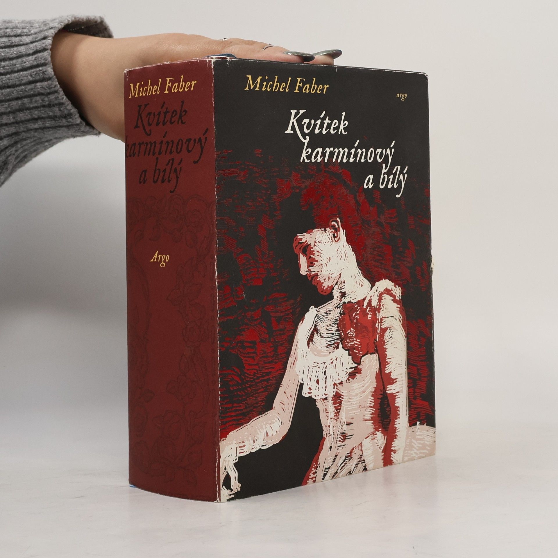 Michel Faber Kvítek karmínový a bílý