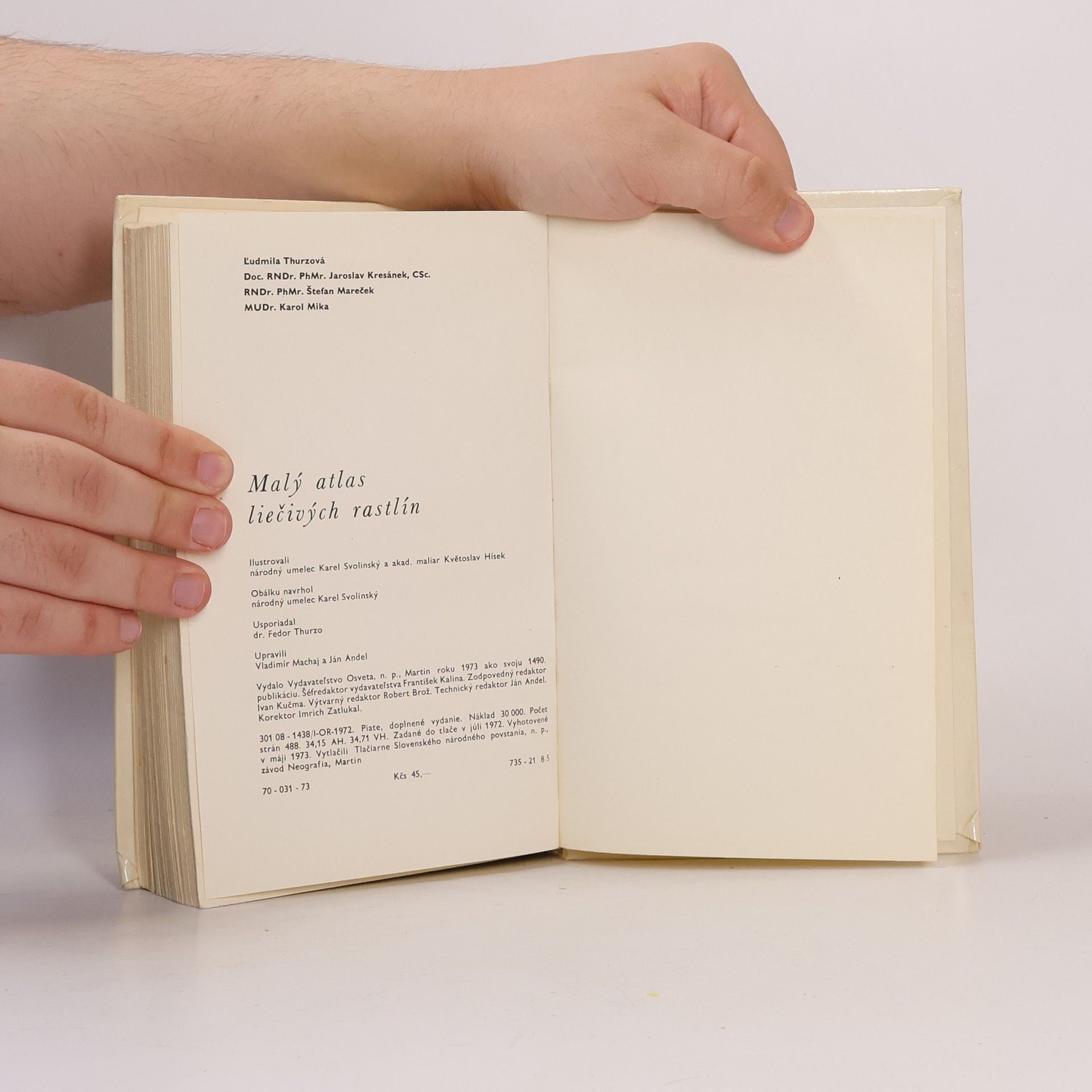 Ludmila Thurzová Malý atlas liečivých rastlín