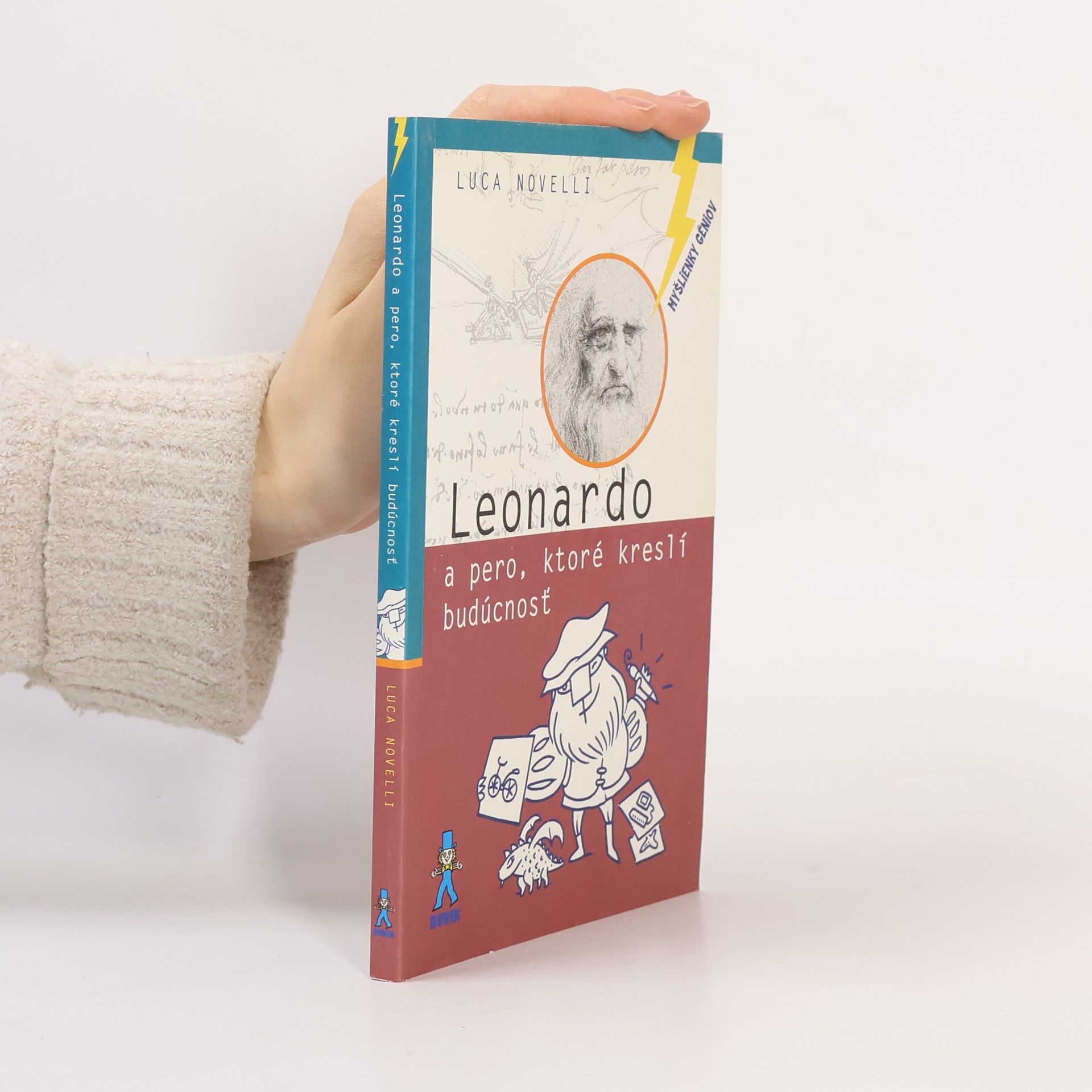 Luca Novelli Leonardo a pero, ktoré kreslí budúcnosť