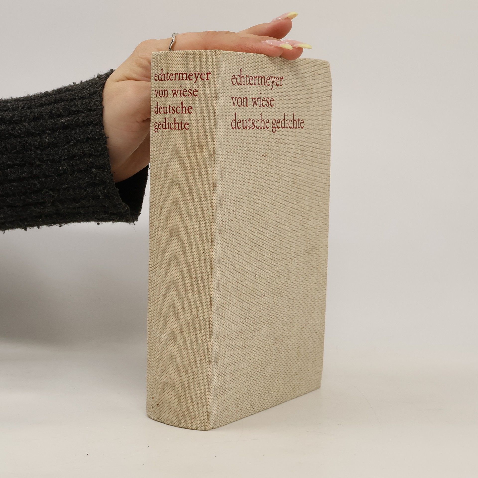 Theodor Echtermeyer-Benno Von Wiese Deutsche Gedichte