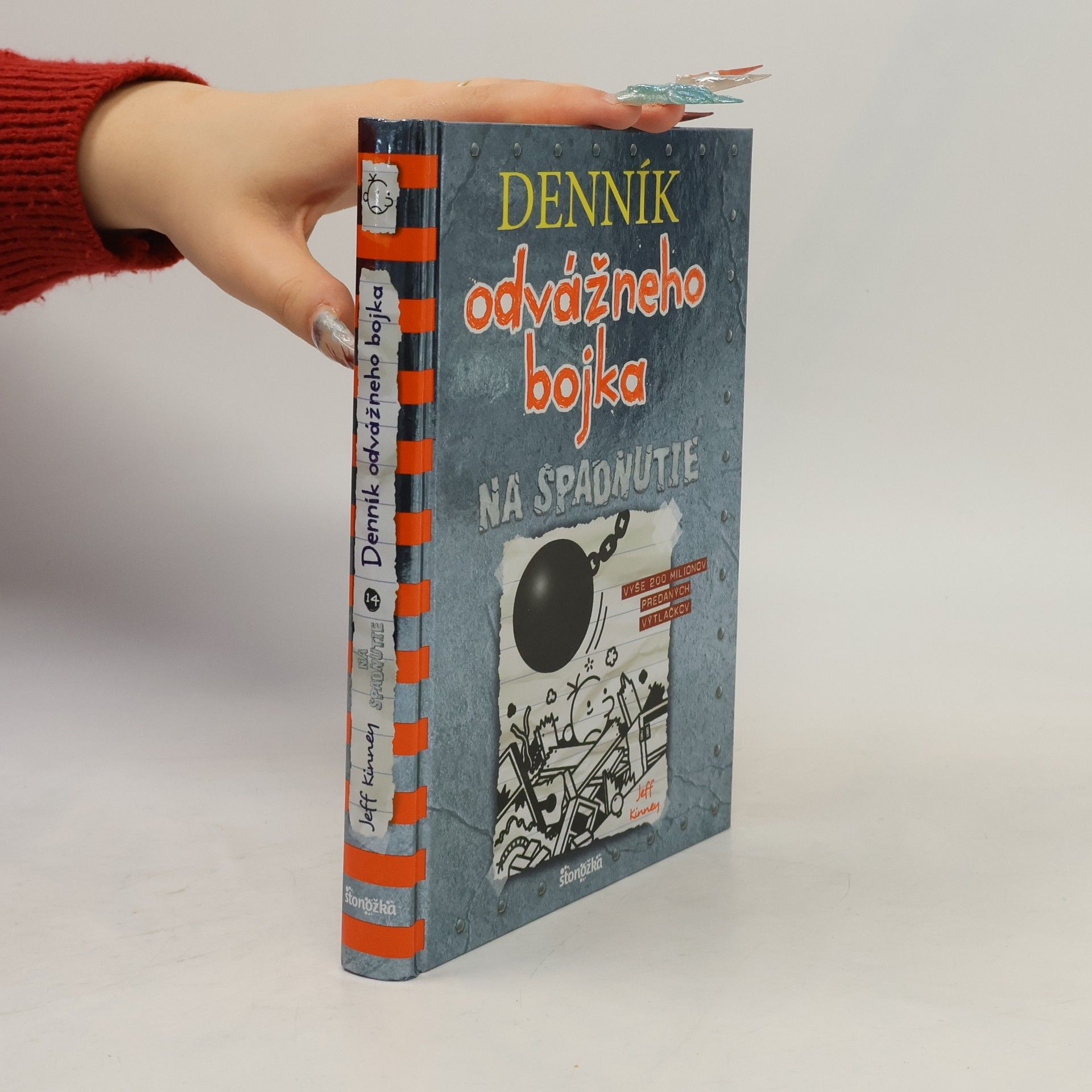 Jeff Kinney Denník odvážneho bojka 14. Na spadnutie