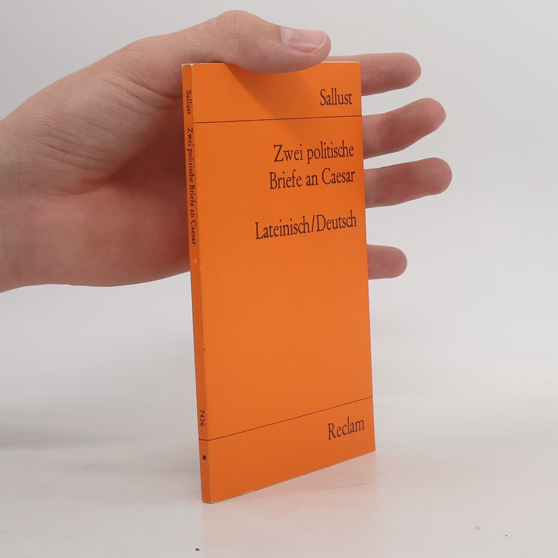 Gaius Sallustius Crispus Zwei politische Briefe an Caesar