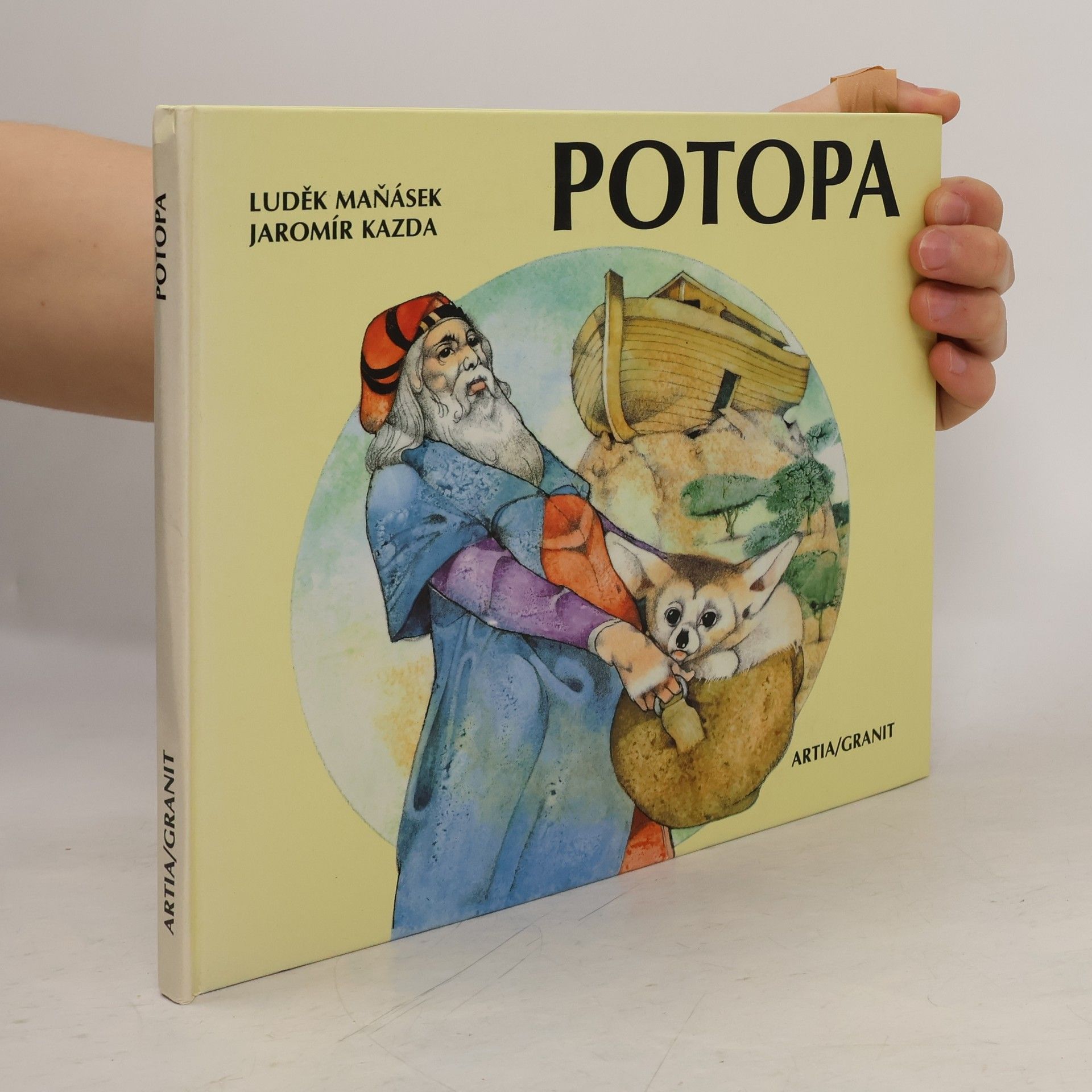 Jaromír Kazda Potopa (pop-up leporelo)