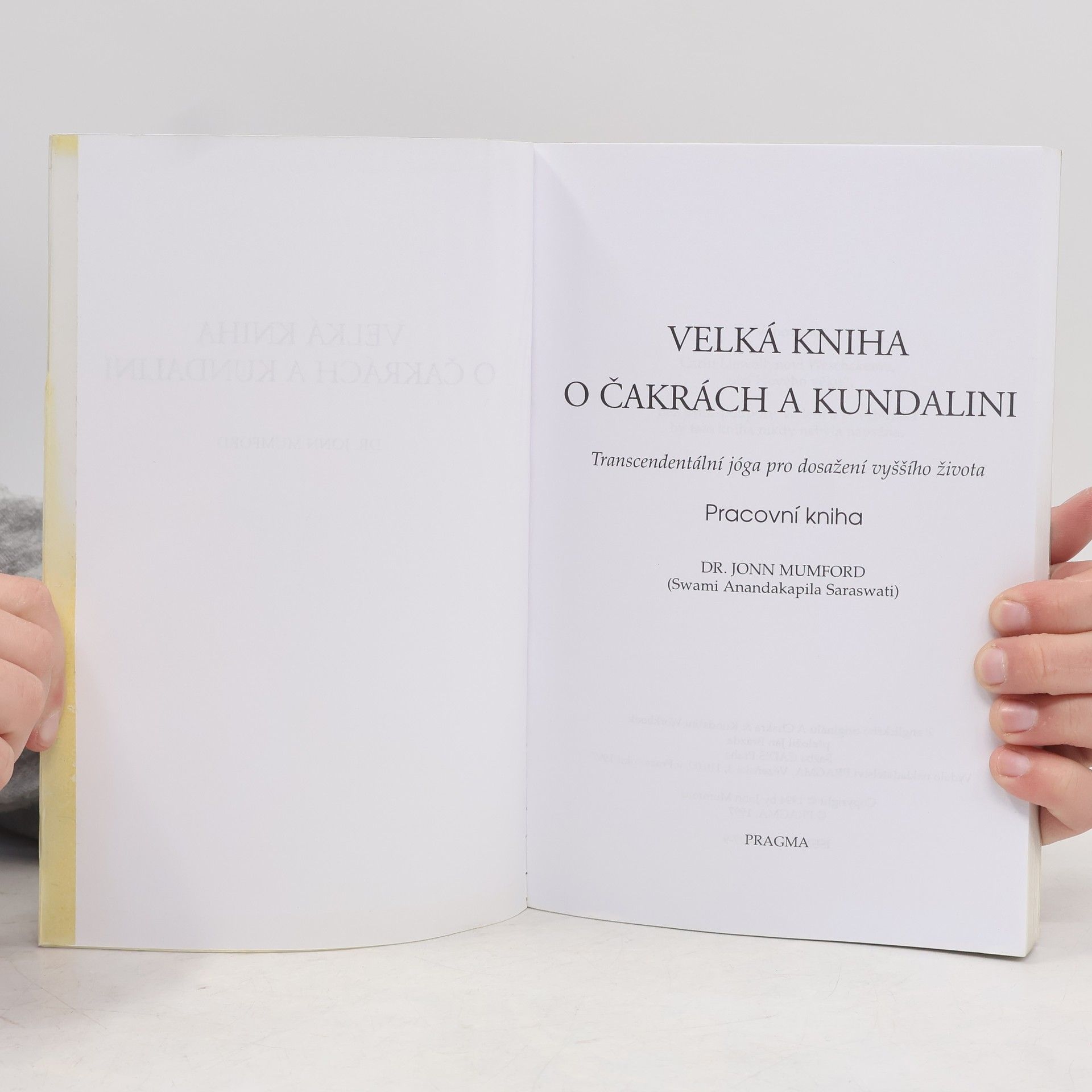Jonn Mumford Velká kniha o čakrách a kundalini