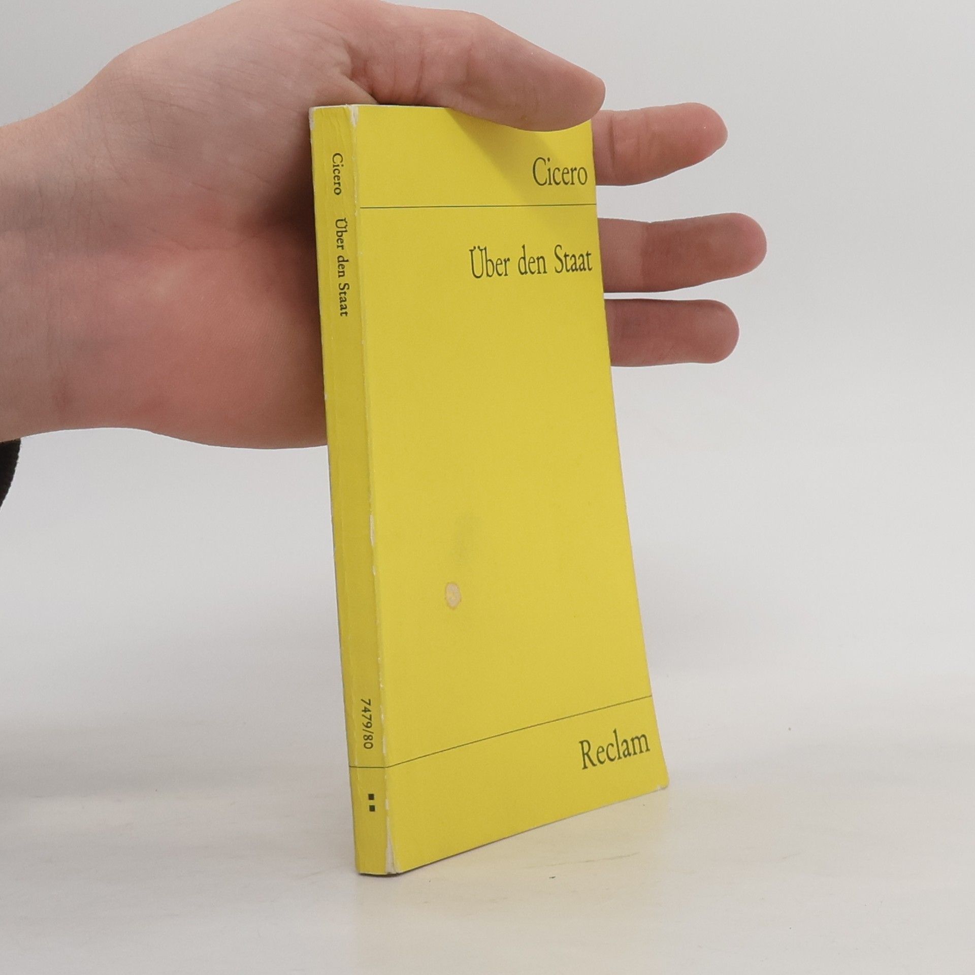 Marcus Tullius Cicero Über den Staat