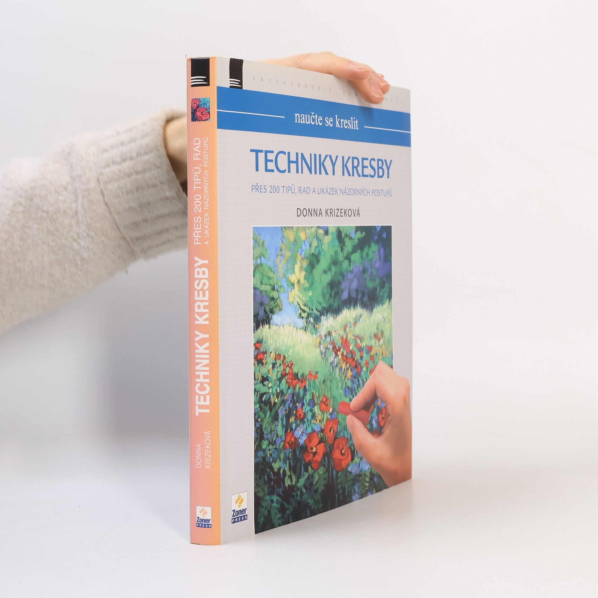 Donna Krizek Techniky kresby: Přes 200 tipů, rad a ukázek názorných postupů