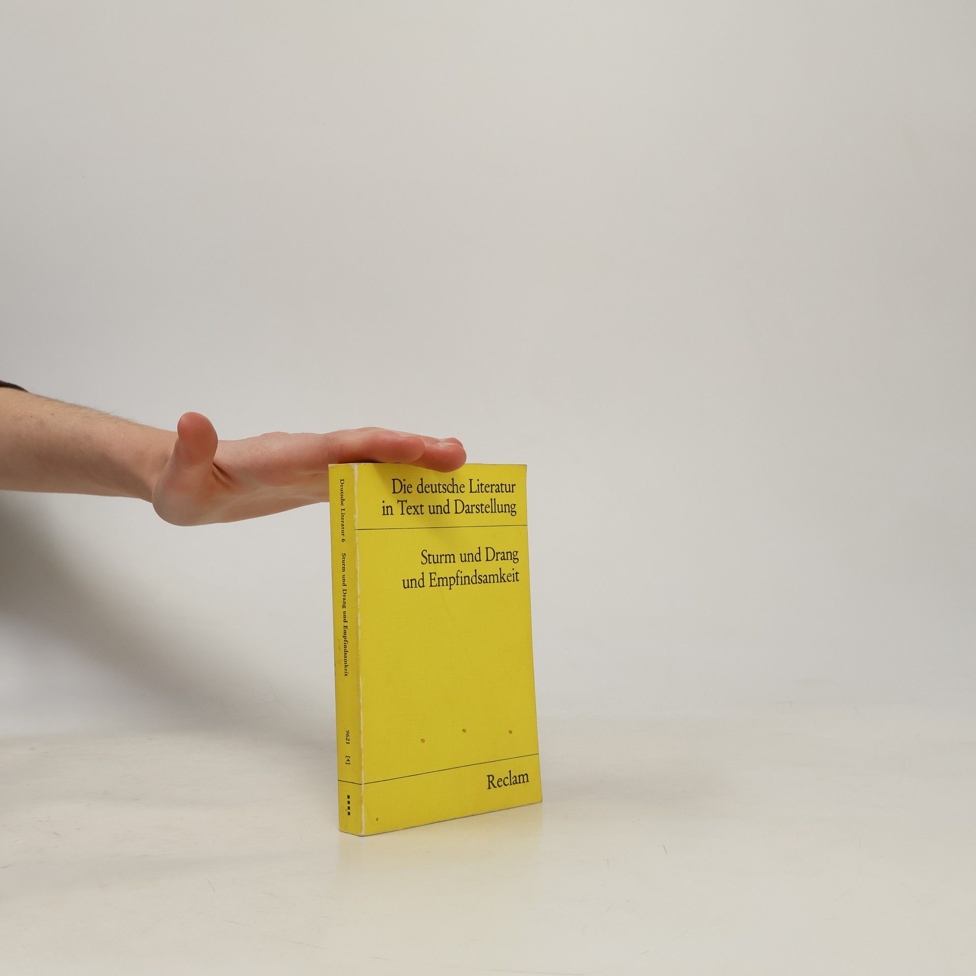 Ulrich Karthaus Sturm und Drang und Empfindsamkeit