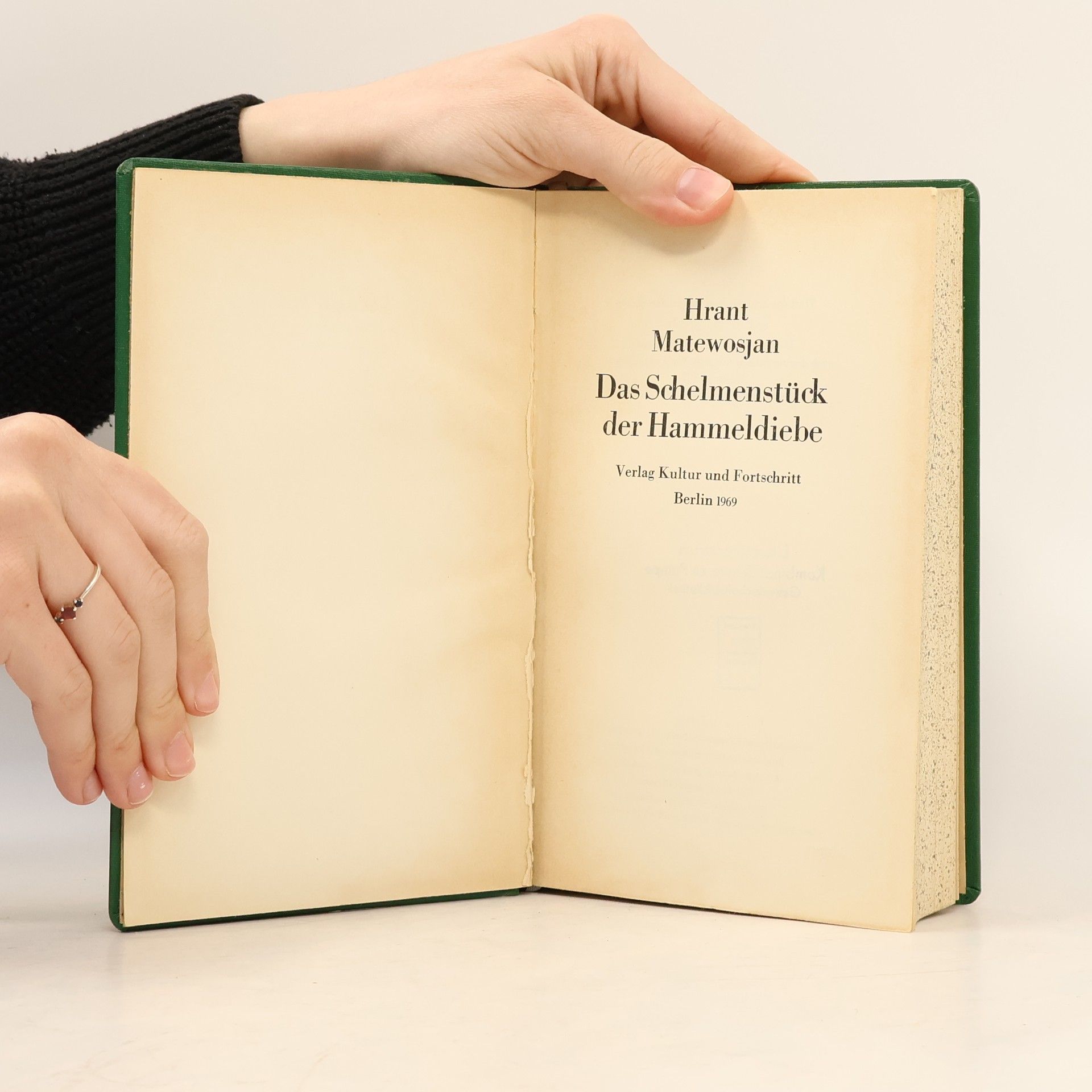 Hrant Ignatiosi Mathewosjan Das Schelmenstück der Hammeldiebe