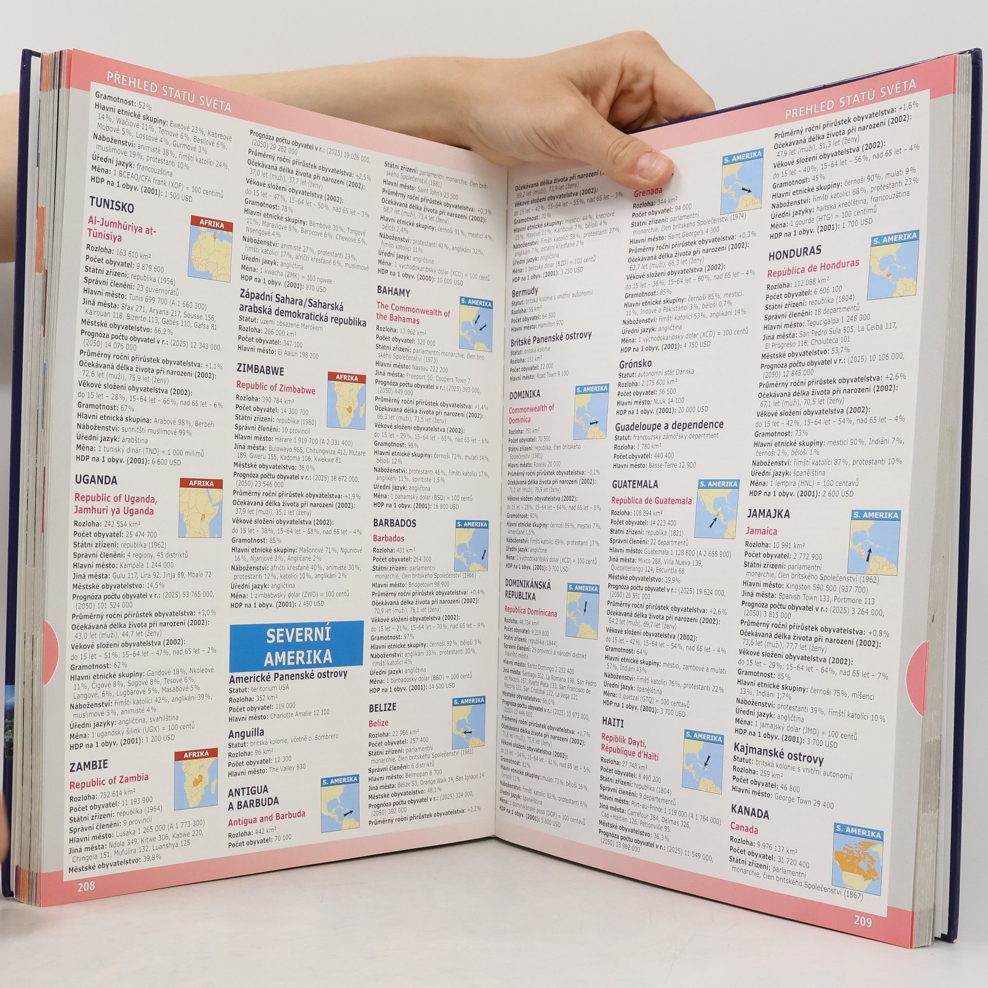 Autorenkollektiv Zeměpisný atlas světa