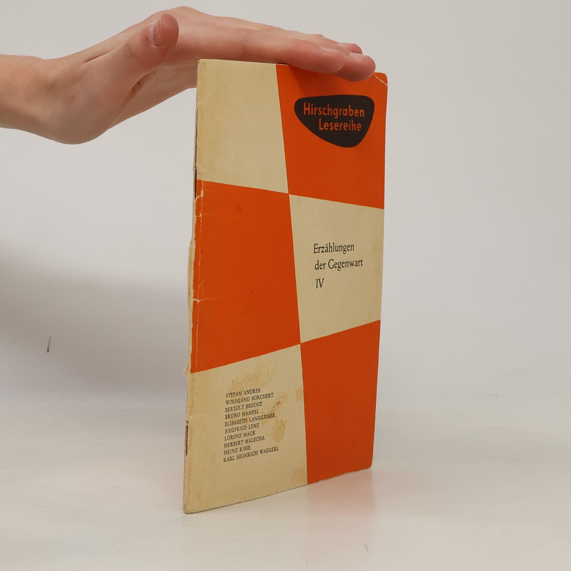 Fritz Bachmann Erzählungen der Gegenwart IV