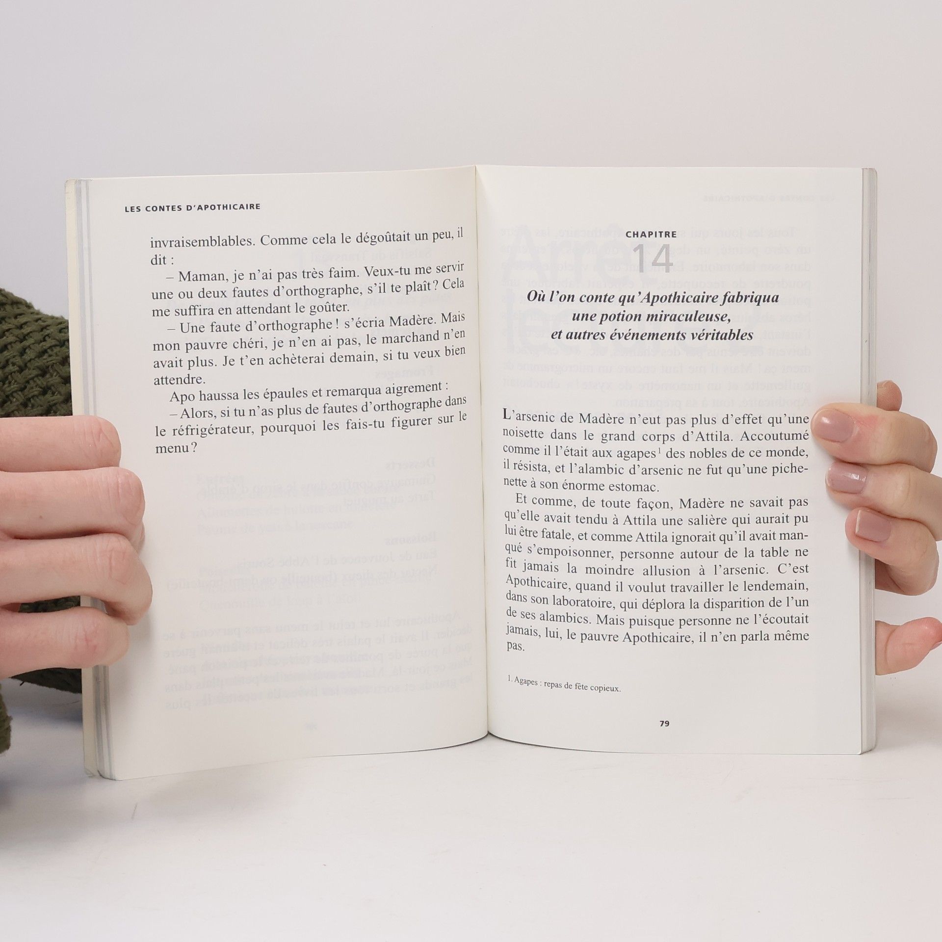 Régine Detambel La Bibliothèque Gallimard - 2: Les contes d'Apothicaire ou Apo à la recherche du bonheur