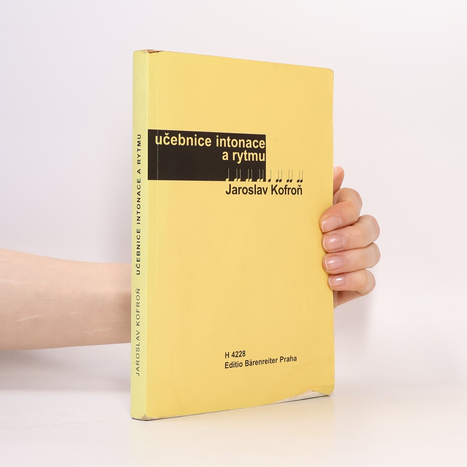 Jaroslav Kofroň Učebnice intonace a rytmu