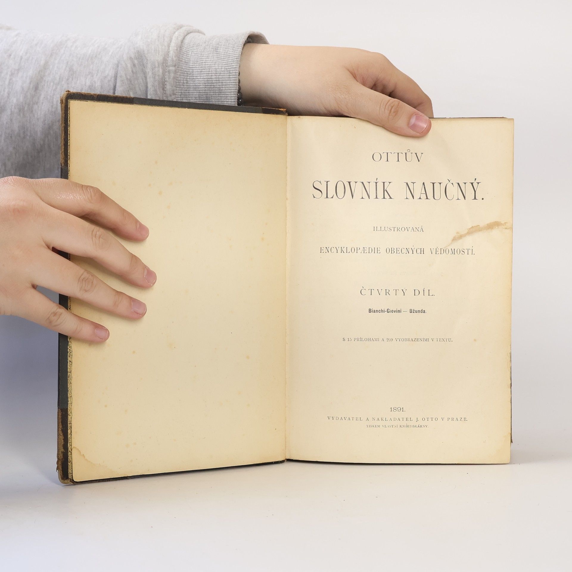 Autorenkollektiv Ottův slovník naučný. Díl IV. Bianchi-Giovini - Bžunda