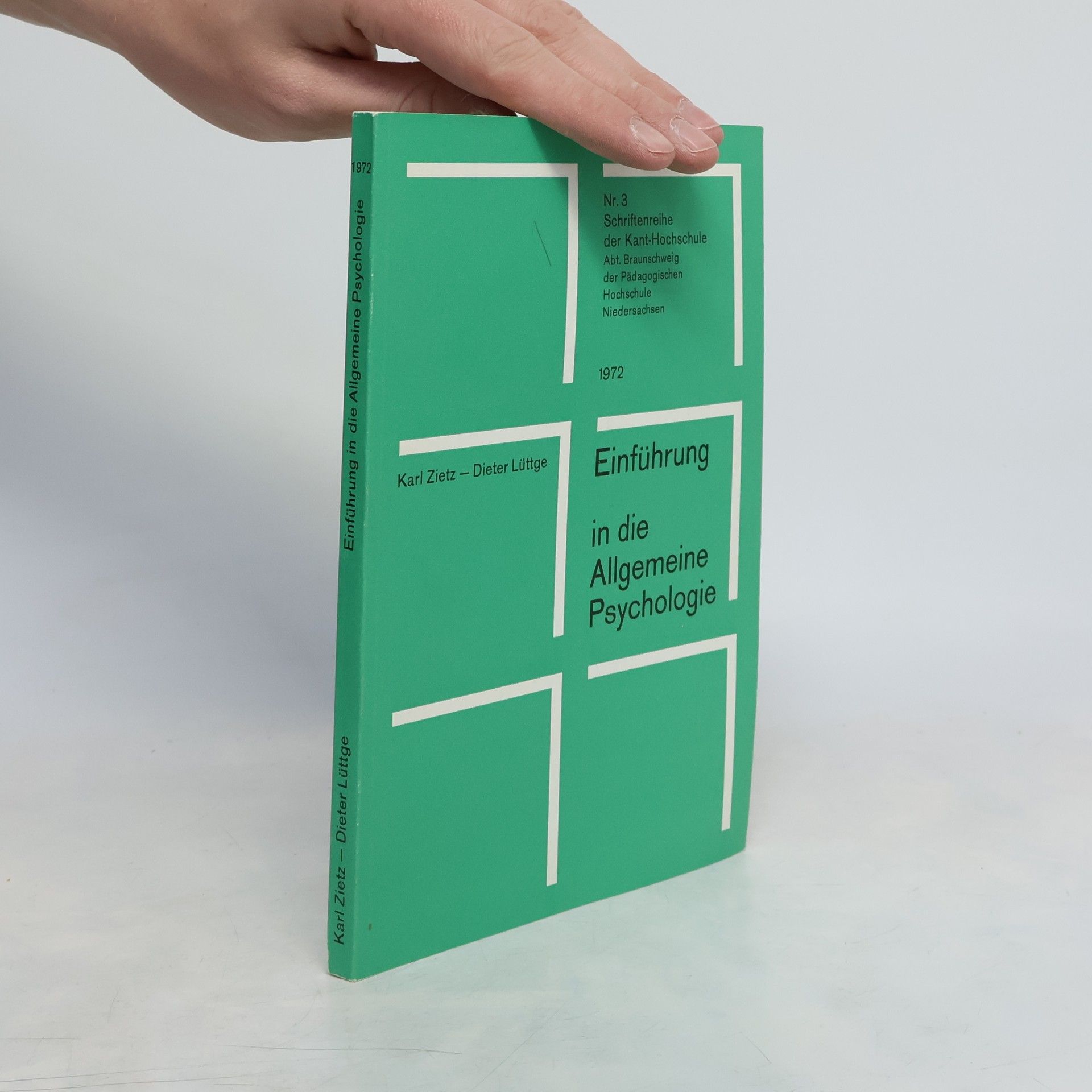 Manfred Popp Einführung in die Grundbegriffe der allgemeinen Psychologie