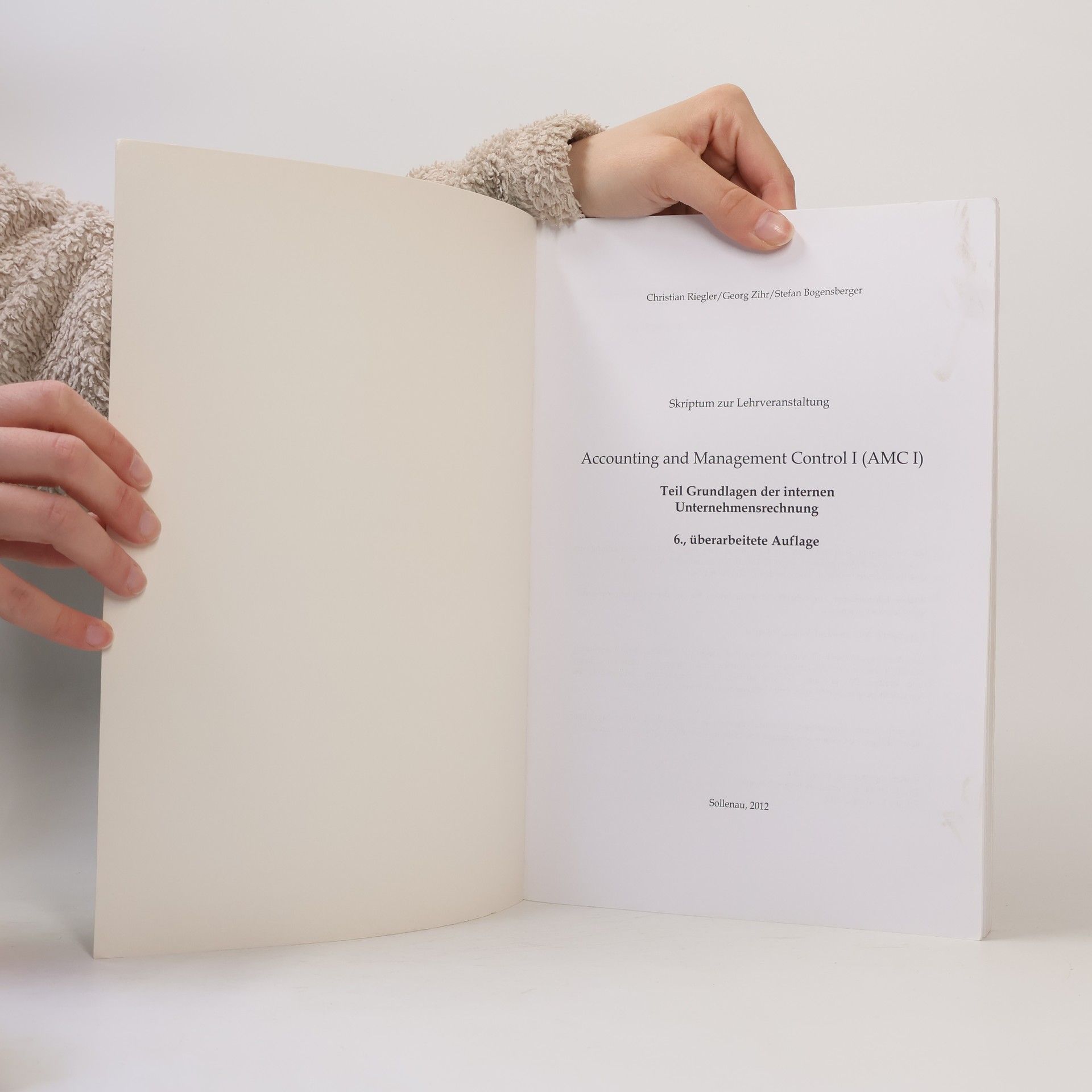 Kolektiv autorů Accounting for Management Control I