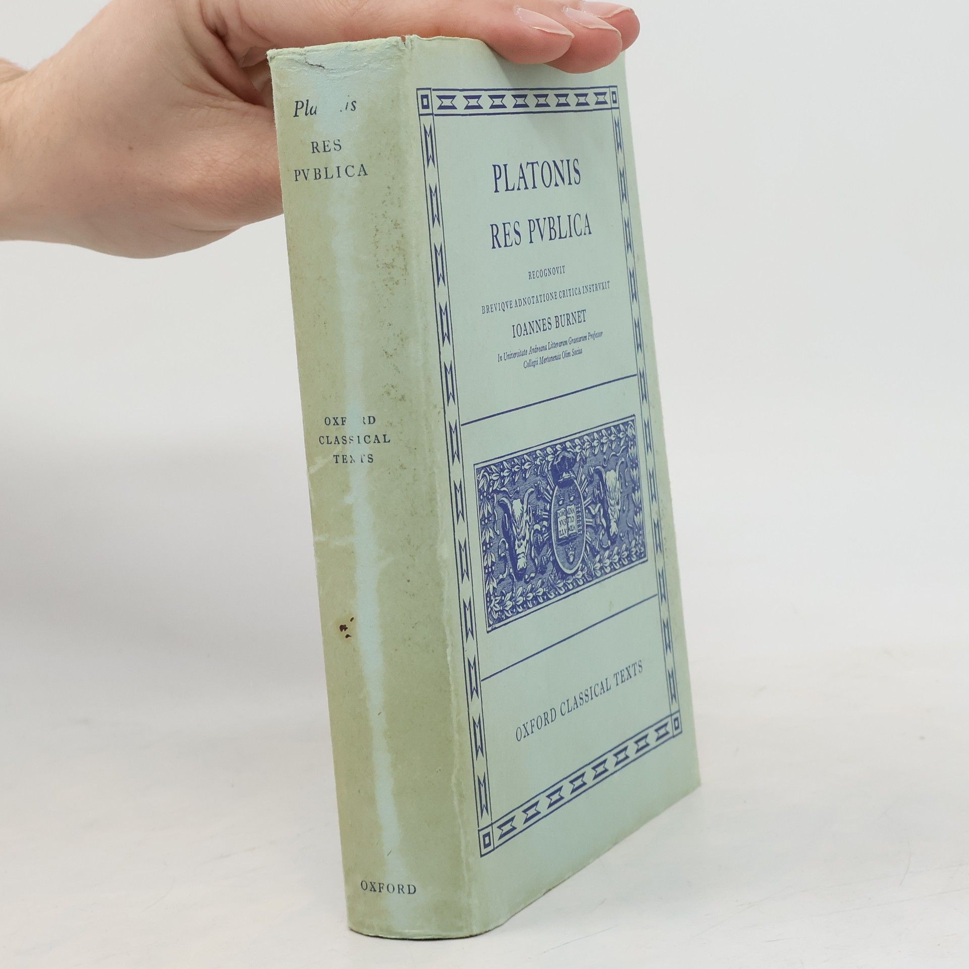 Ioannes Burnet Platonis