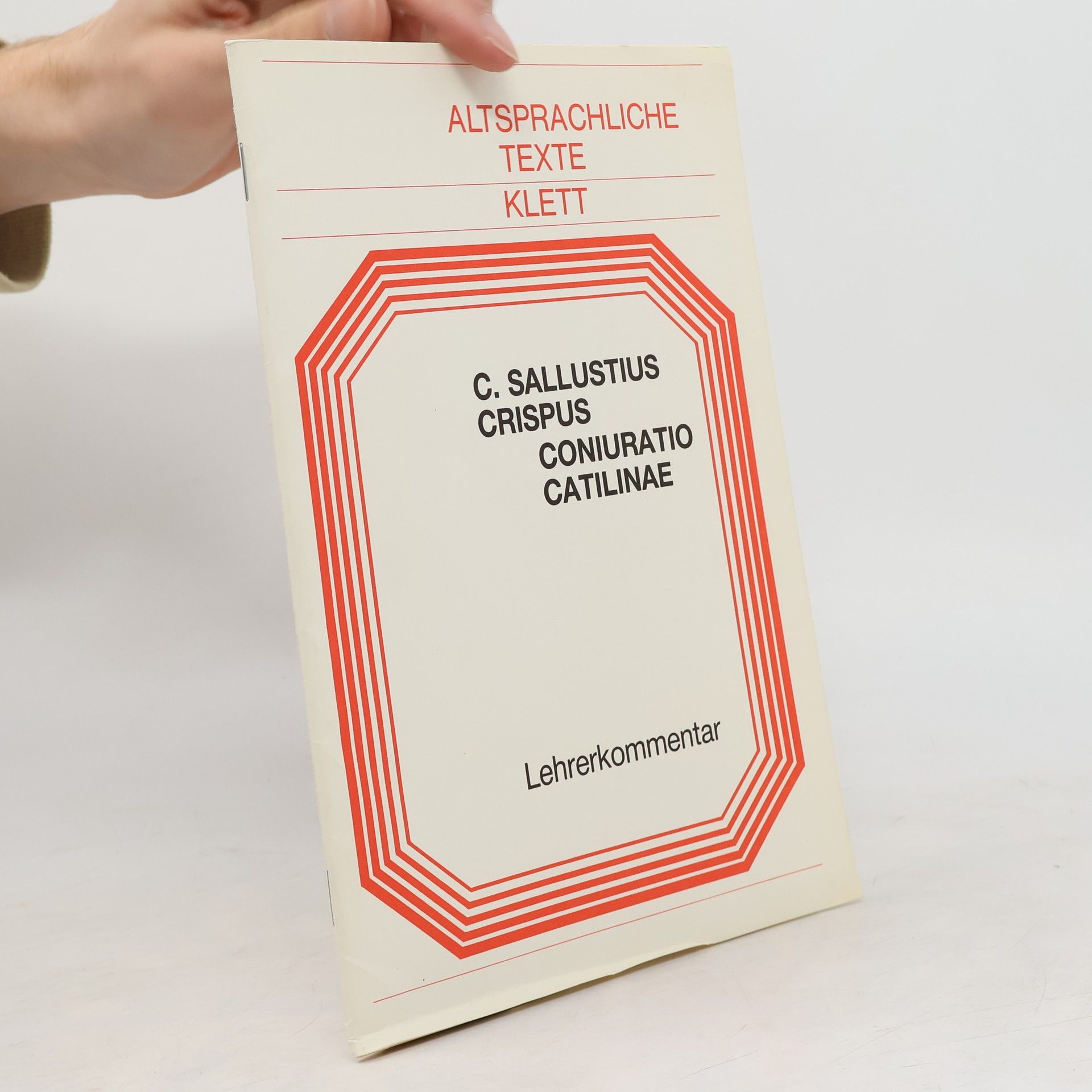 Gaius Sallustius Crispus Coniuratio Catilinae