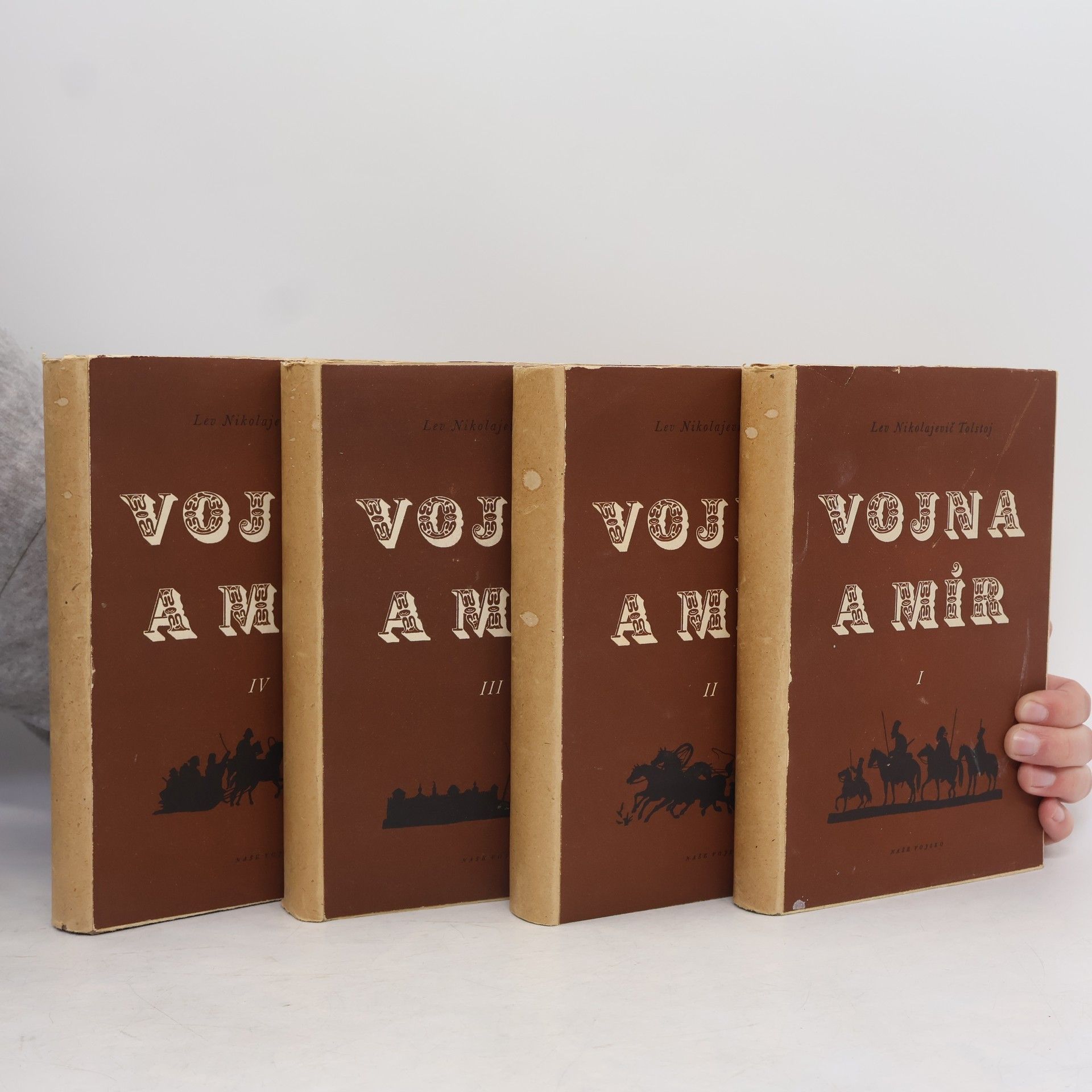 Vojna a mír. I. - IV. díl.