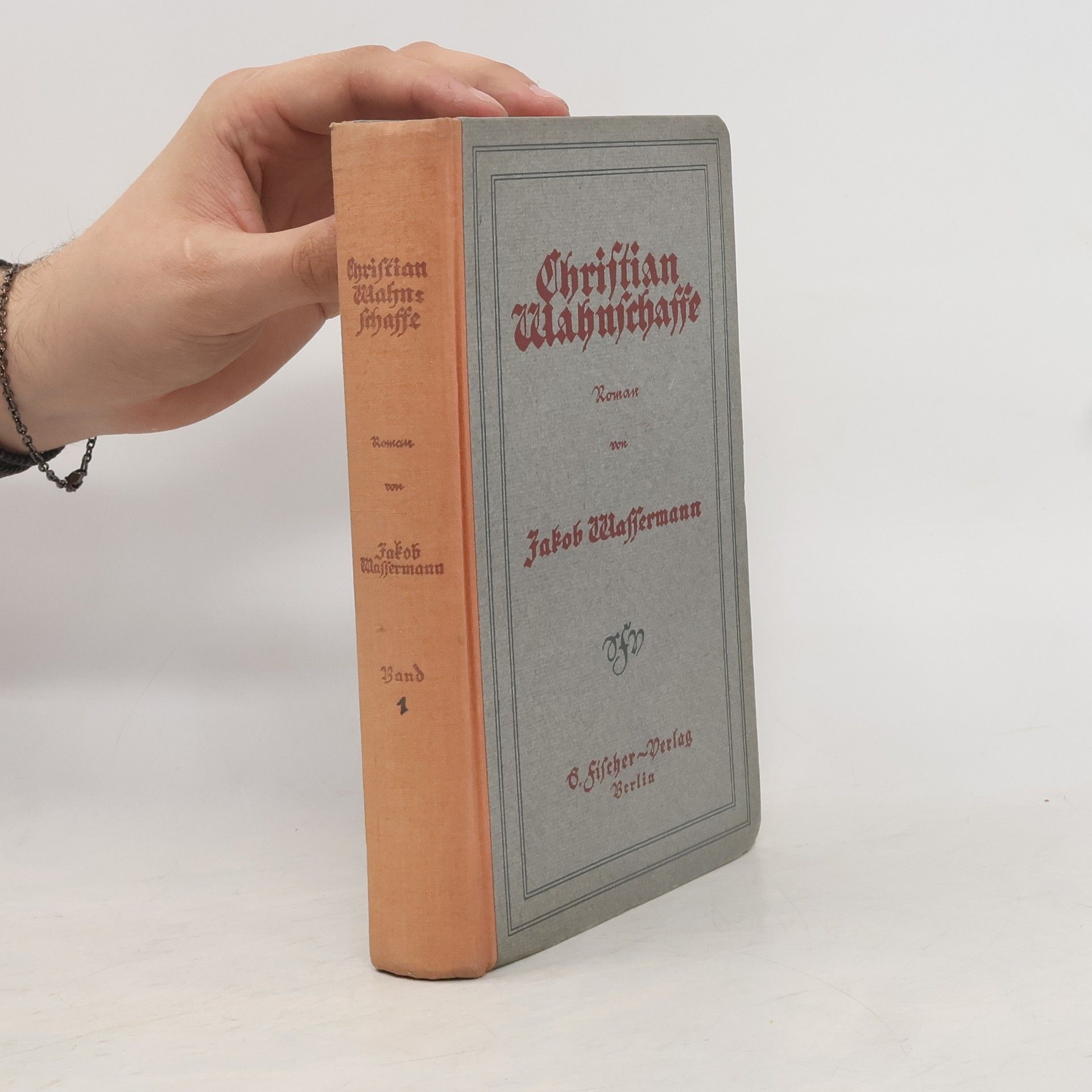 Jakob Wassermann Christian Wahnschaffe 1