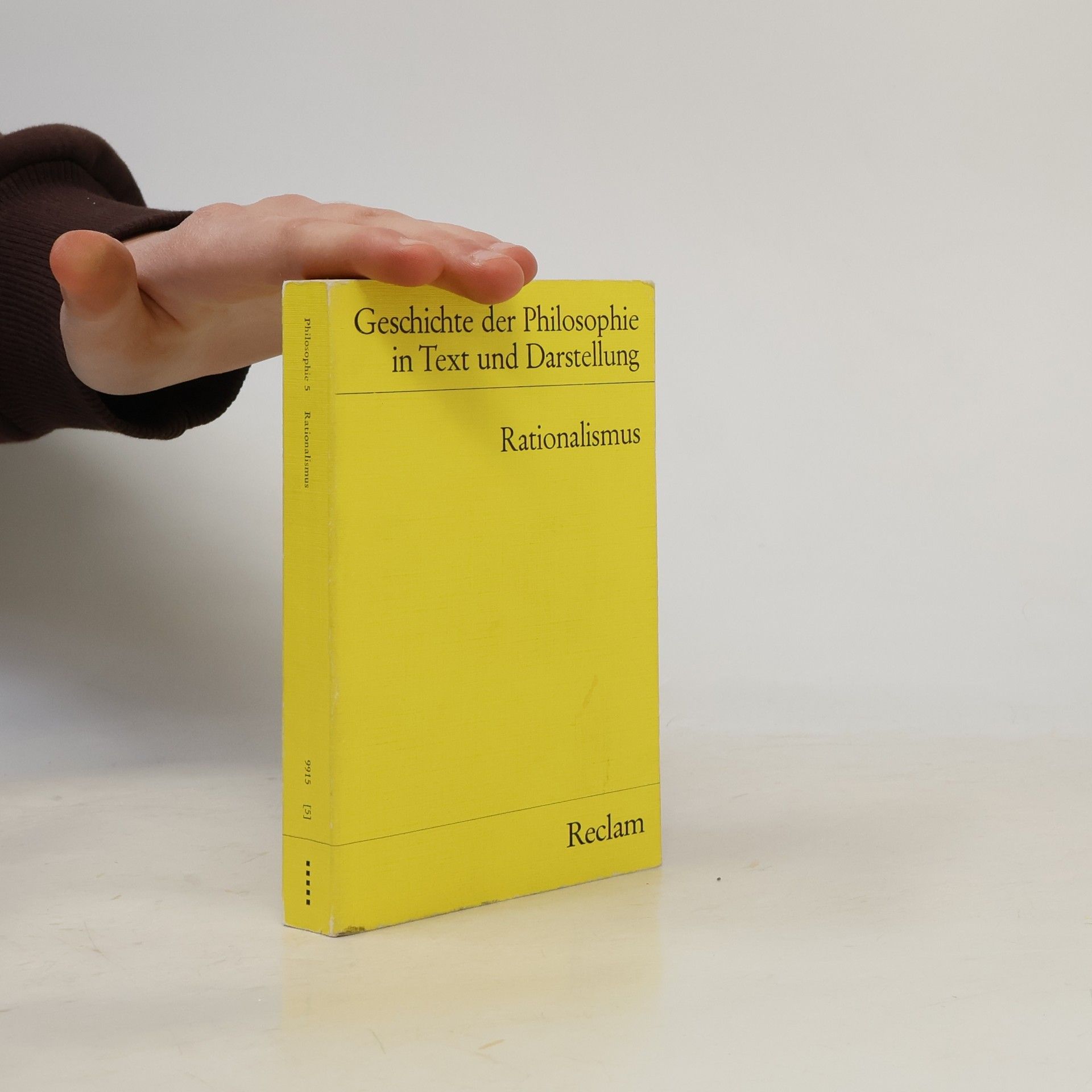 Rainer Specht Geschichte der Philosophie in Text und Darstellung. Rationalismus