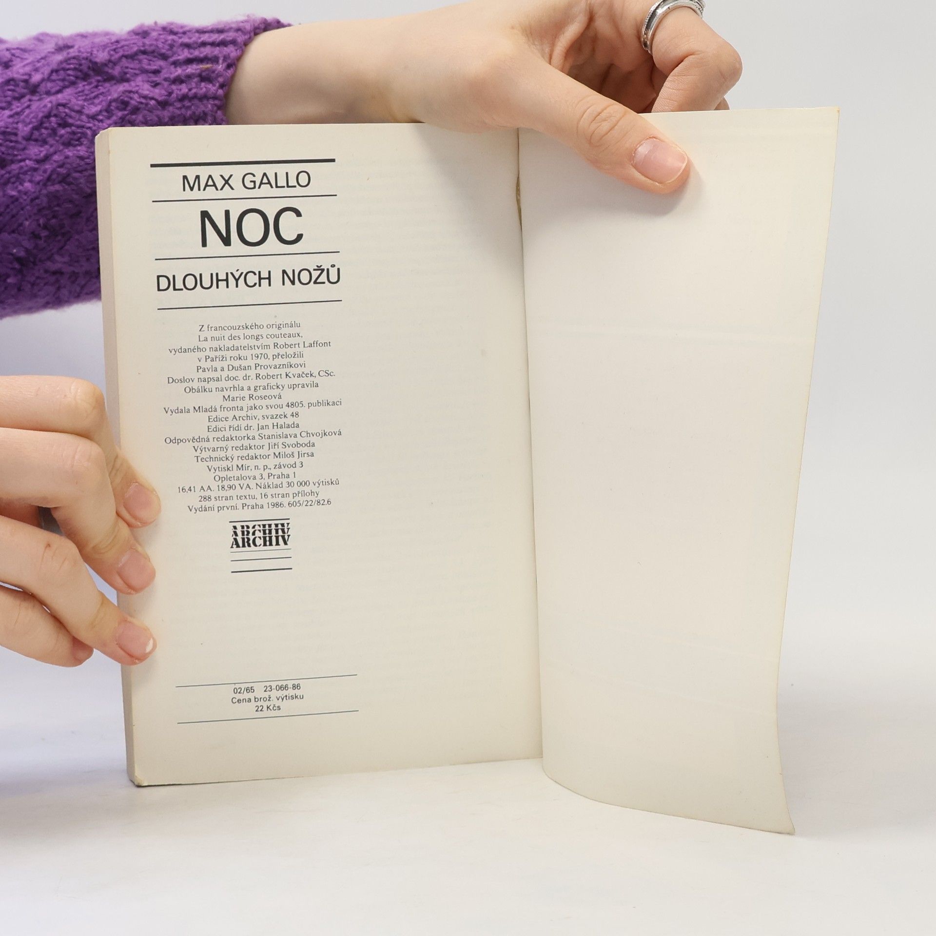 Max Gallo Noc dlouhých nožů