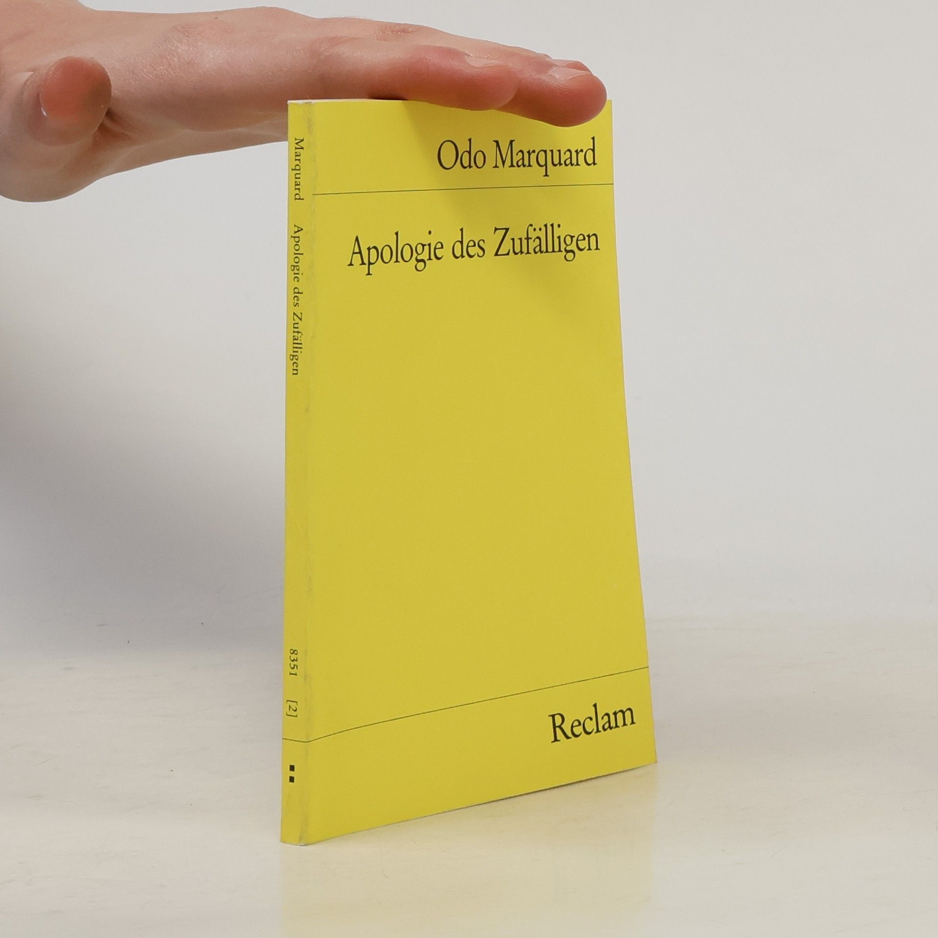 Odo Marquard Apologie des Zufälligen