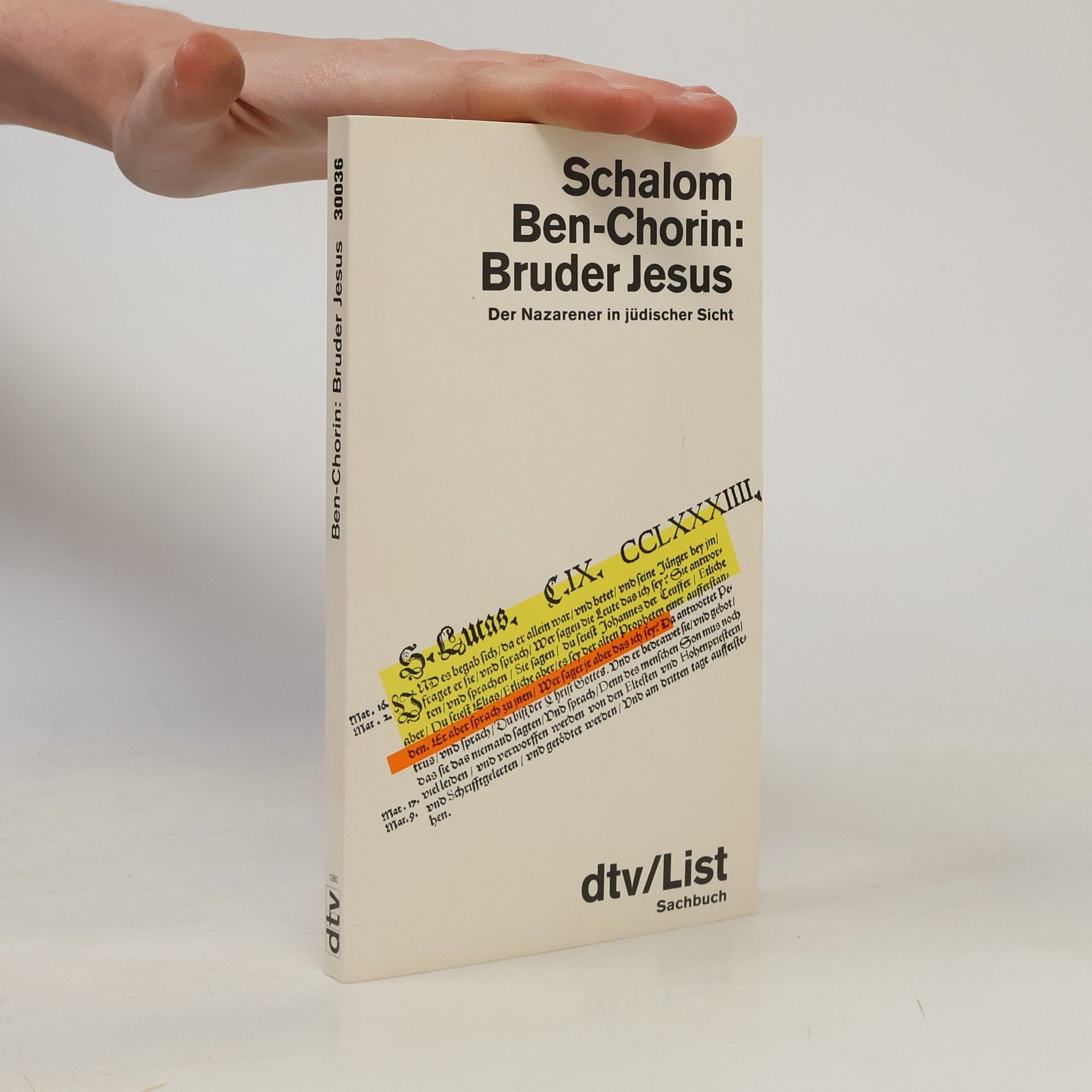 Schalom Ben-Chorin Bruder Jesus