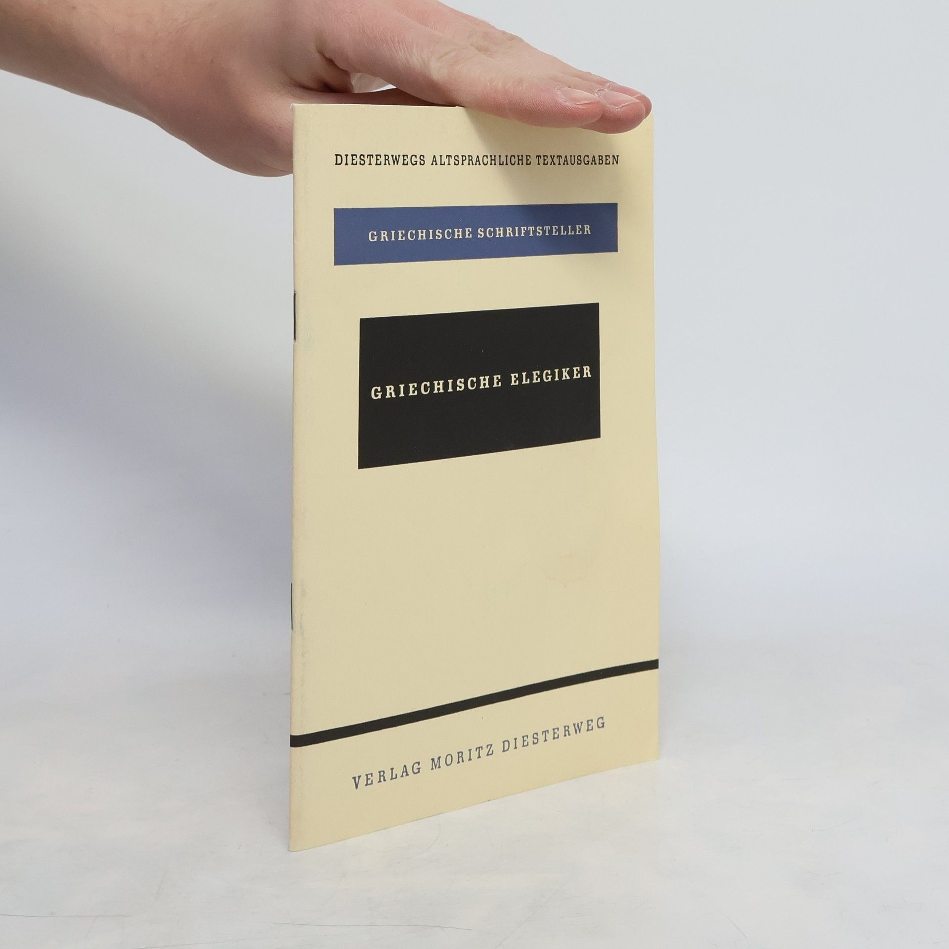 Autorenkollektiv Griechische Elegiker