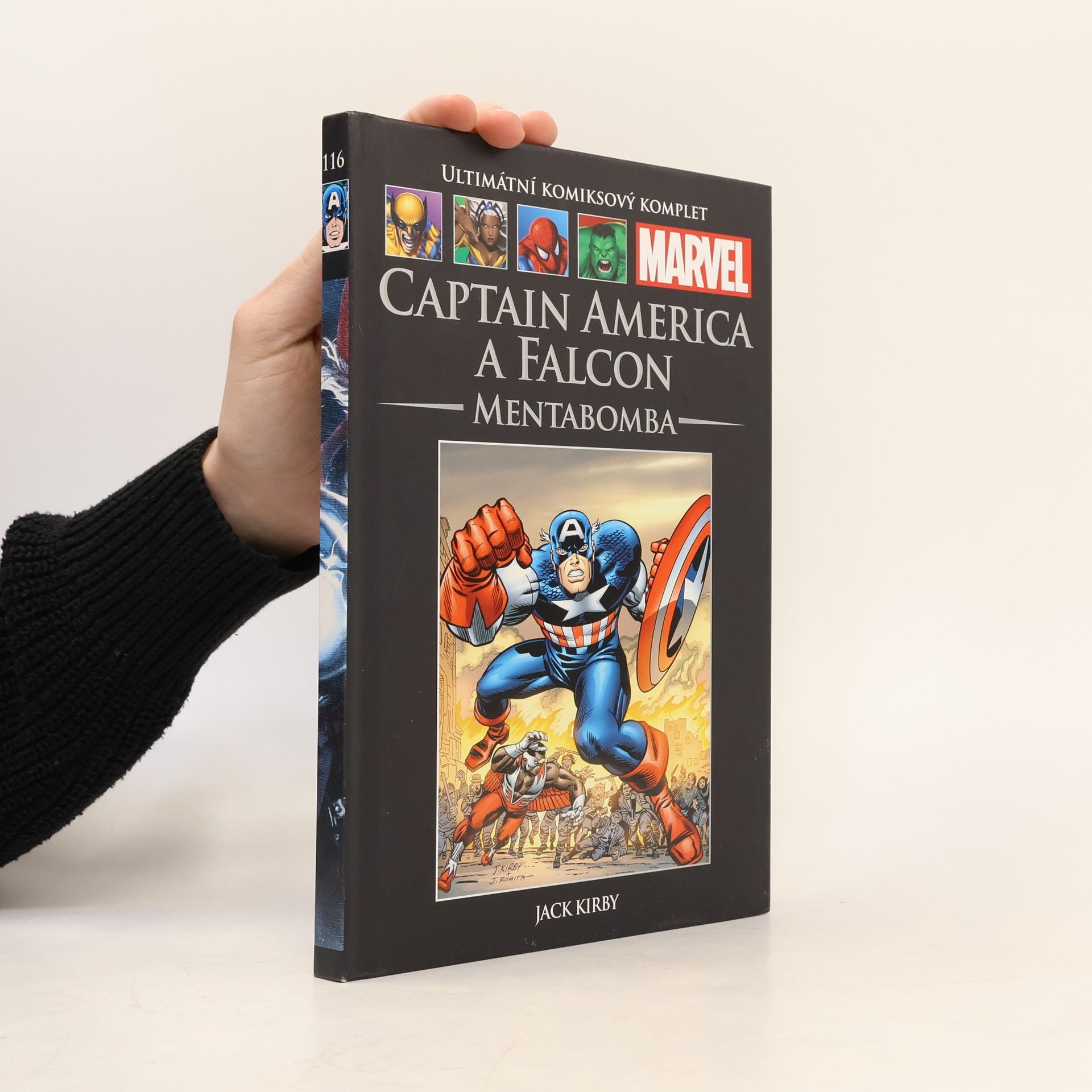 Jack Kirby Ultimátní komiksový komplet Marvel 116. Captain America a Falcon. Mentabomba