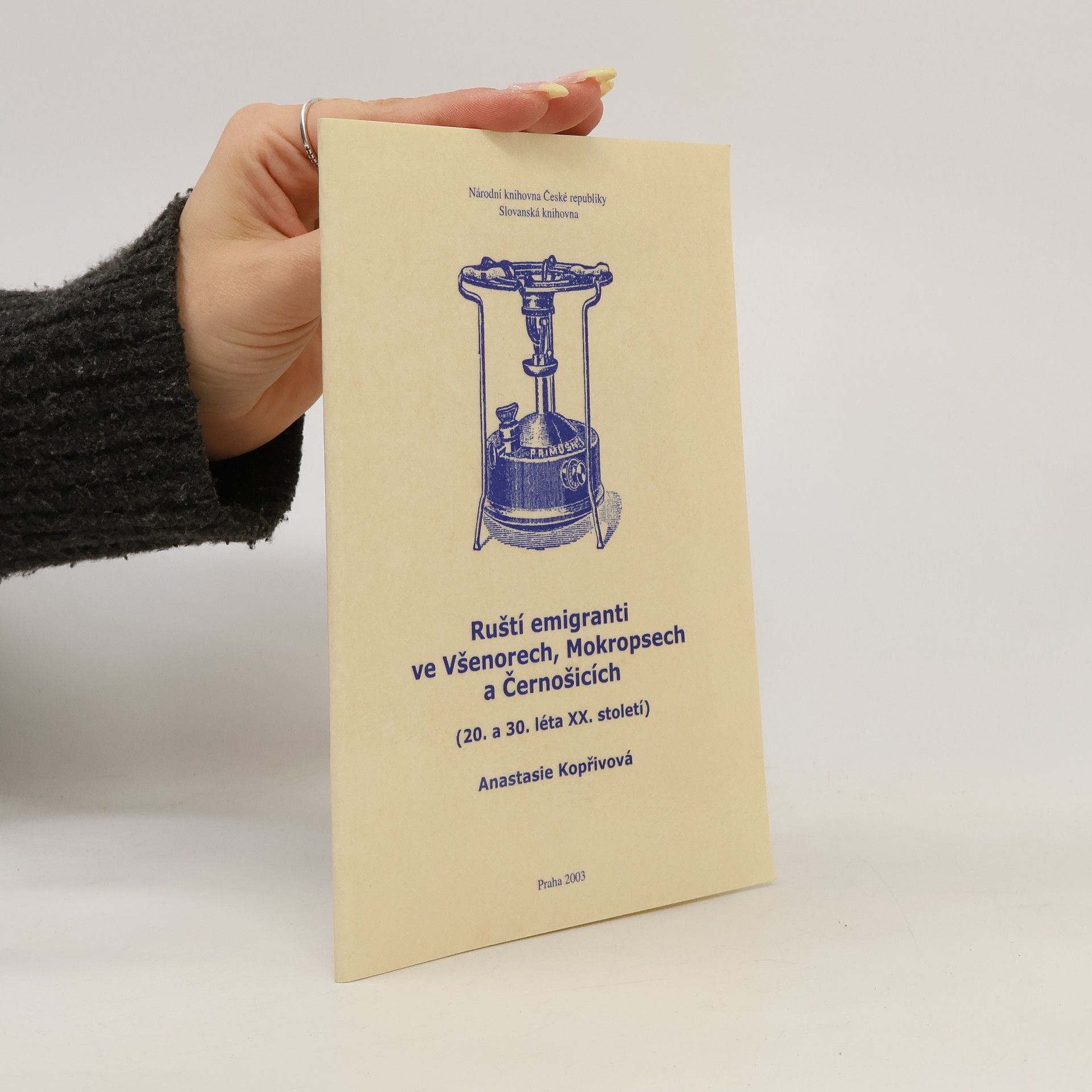 Anastazie Kopřivová Ruští emigranti ve Všenorech, Mokropsech a Černošicích (20. a 30. léta XX. století)