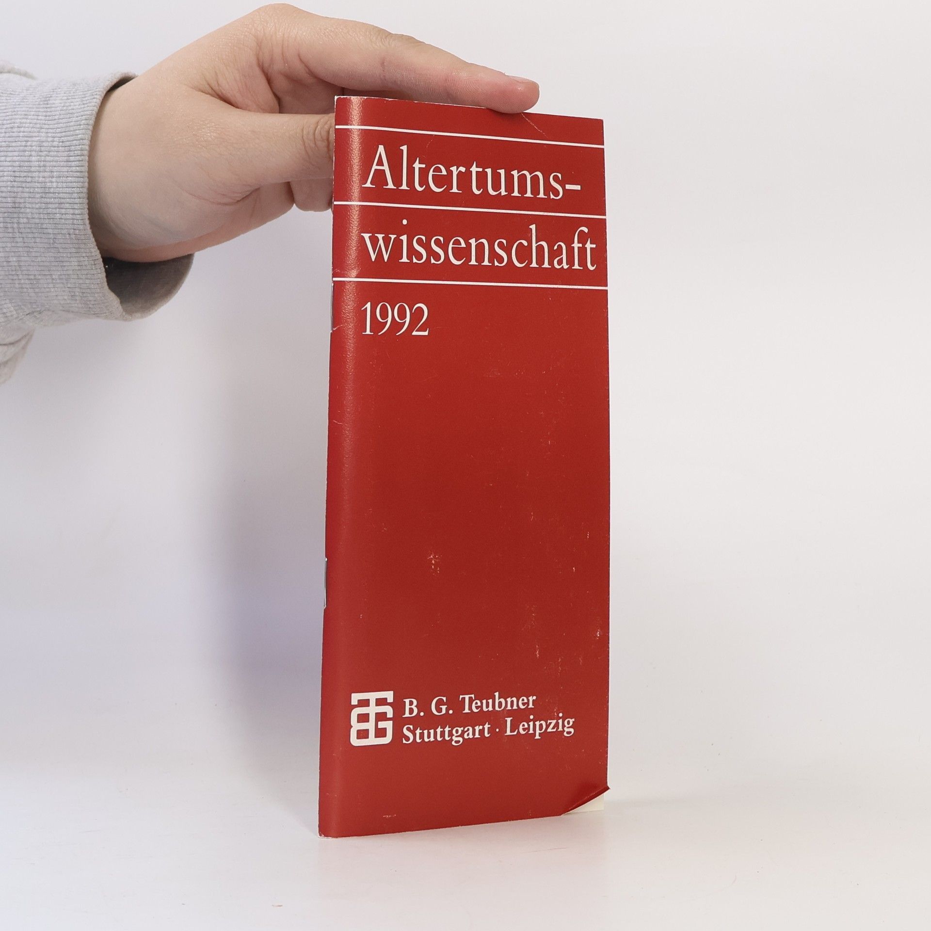 Various authors Altertumswissenschaft 1992