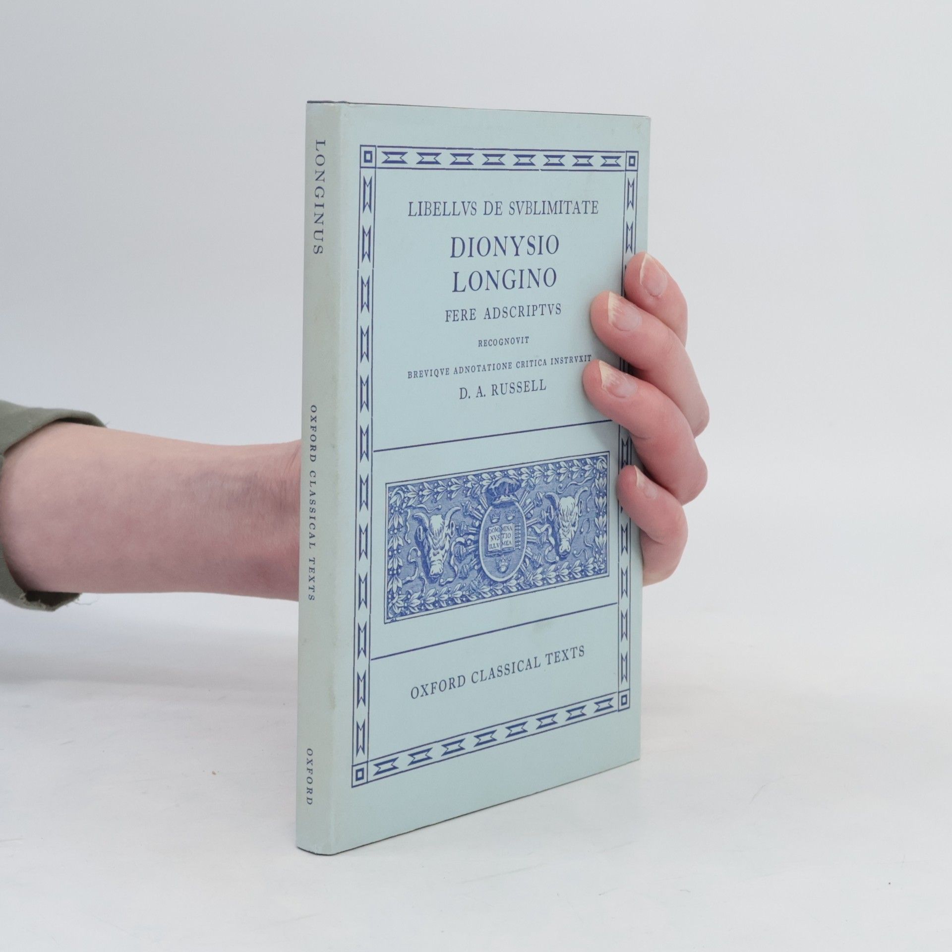 D. A. Russell Libellus de sublimitate Dionysio Longino