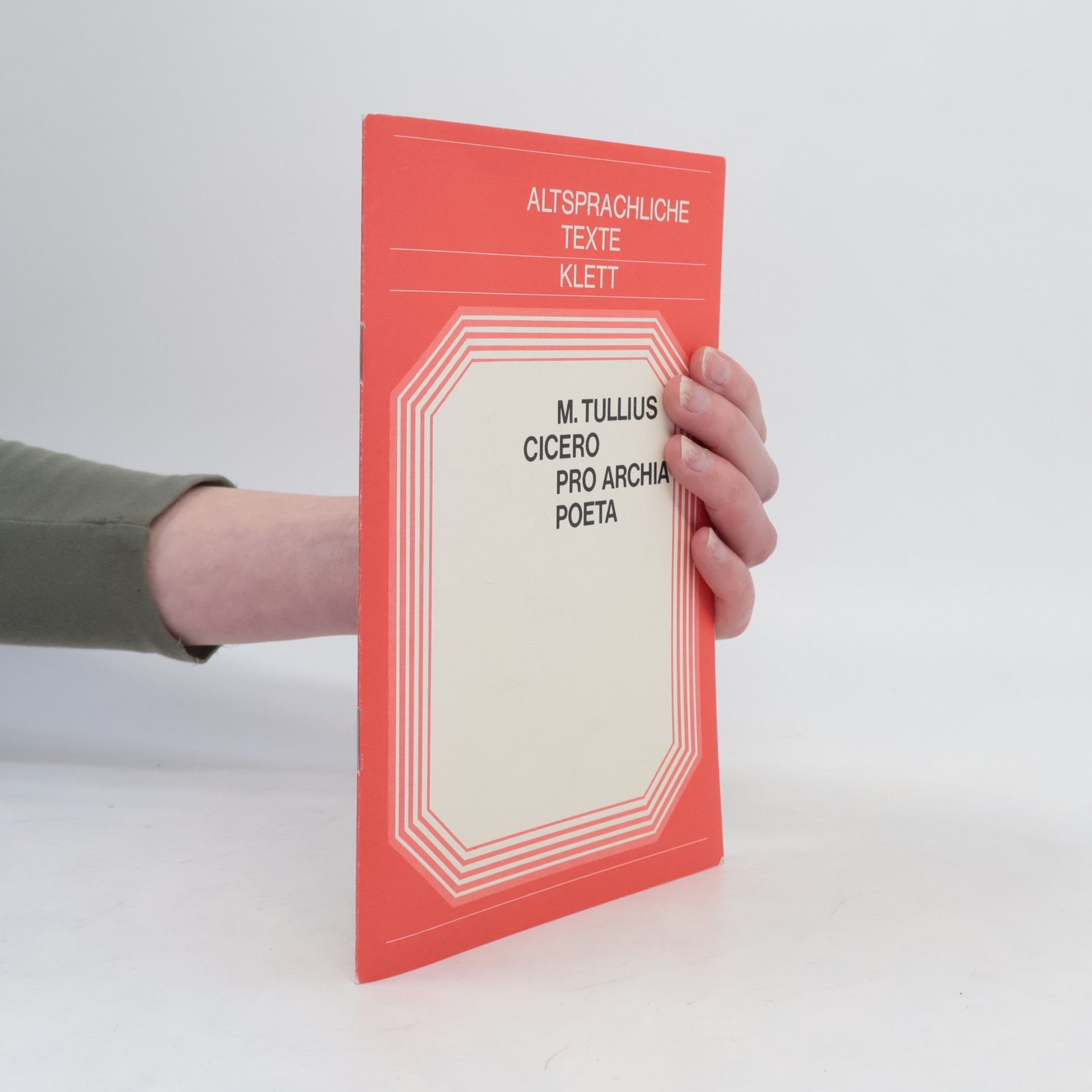 Marcus Tullius Cicero Pro Archia poeta oratio