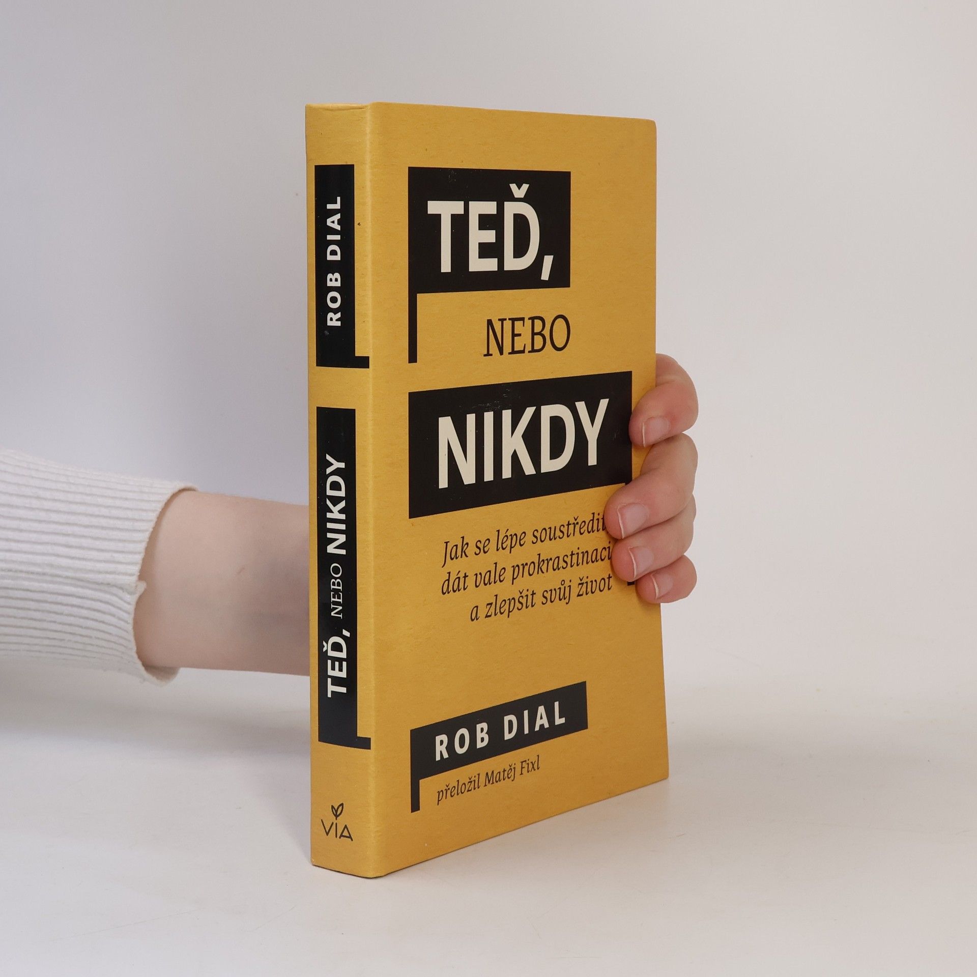 Rob Dial Teď nebo nikdy : jak se lépe soustředit, dát vale prokrastinaci a zlepšit svůj život