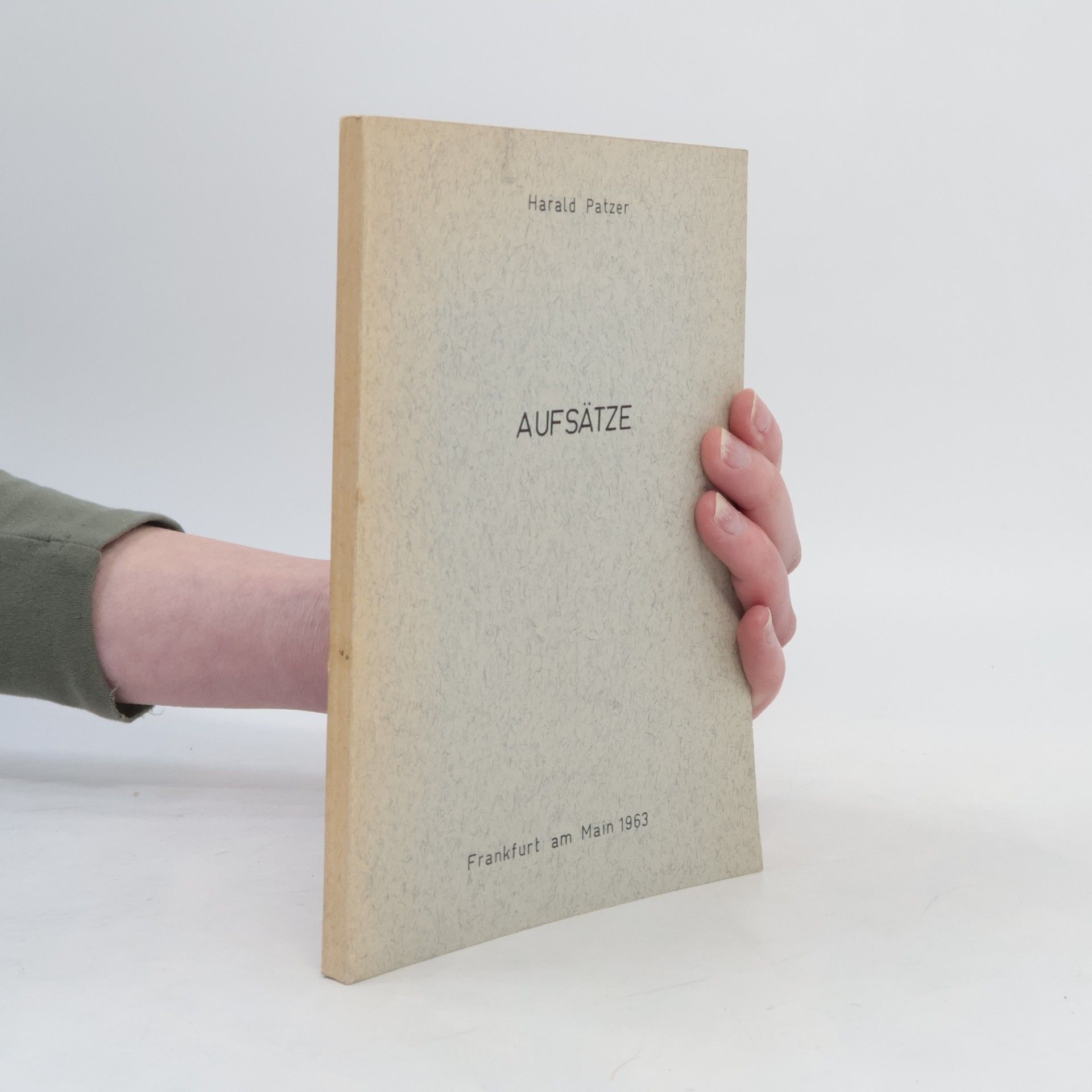 Harald Patzer Aufsätze